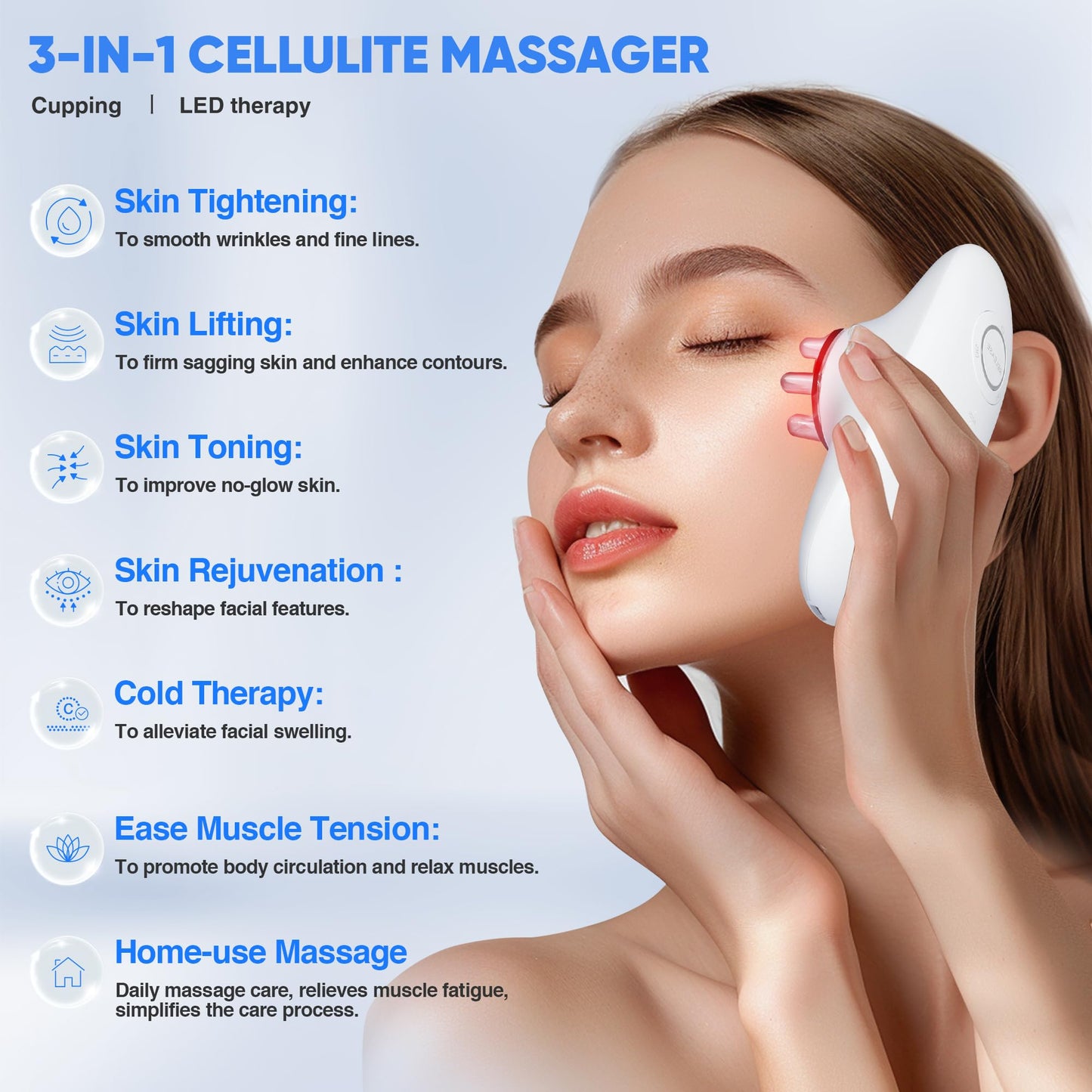 LuxRefyne Electric Cellulite Massager Body Sculpting Machine
