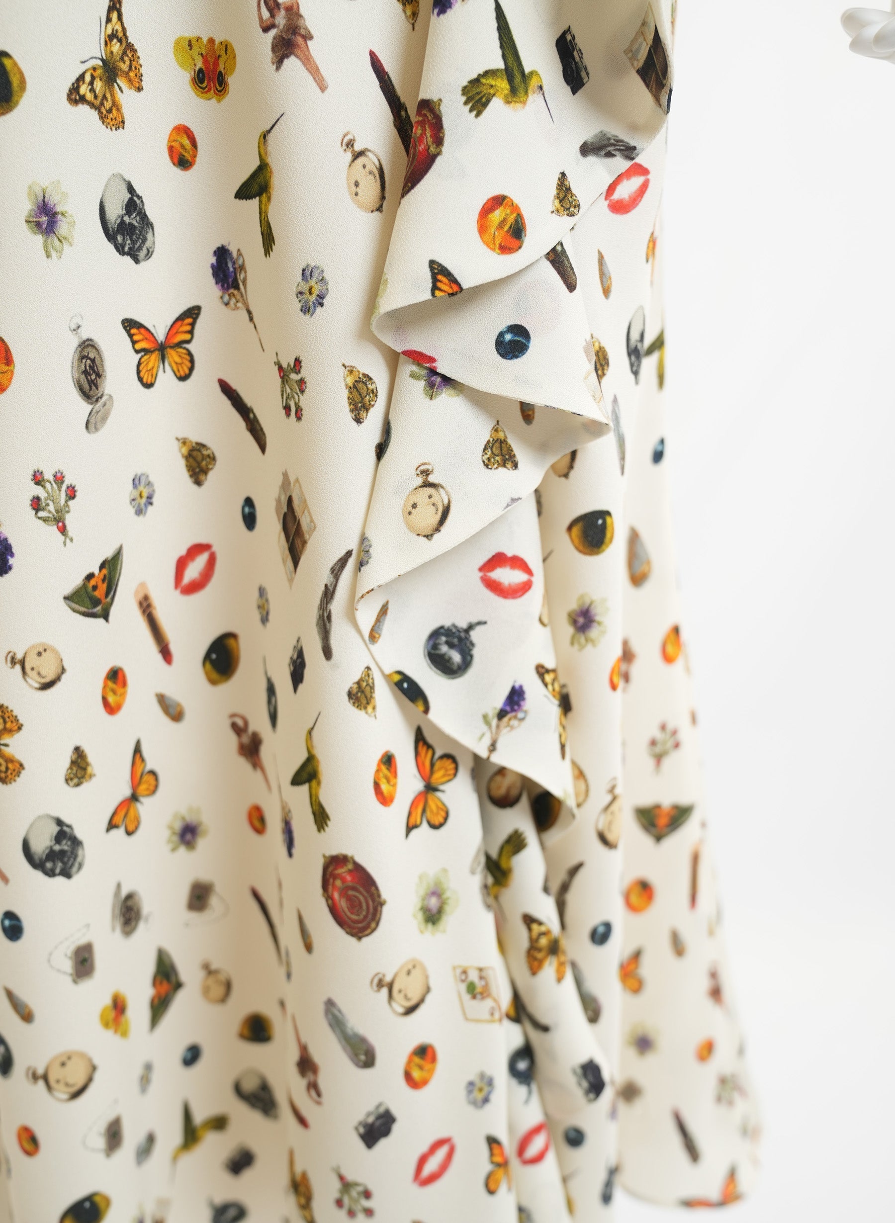 Alexander Mcqueen Obsession Silk Dress