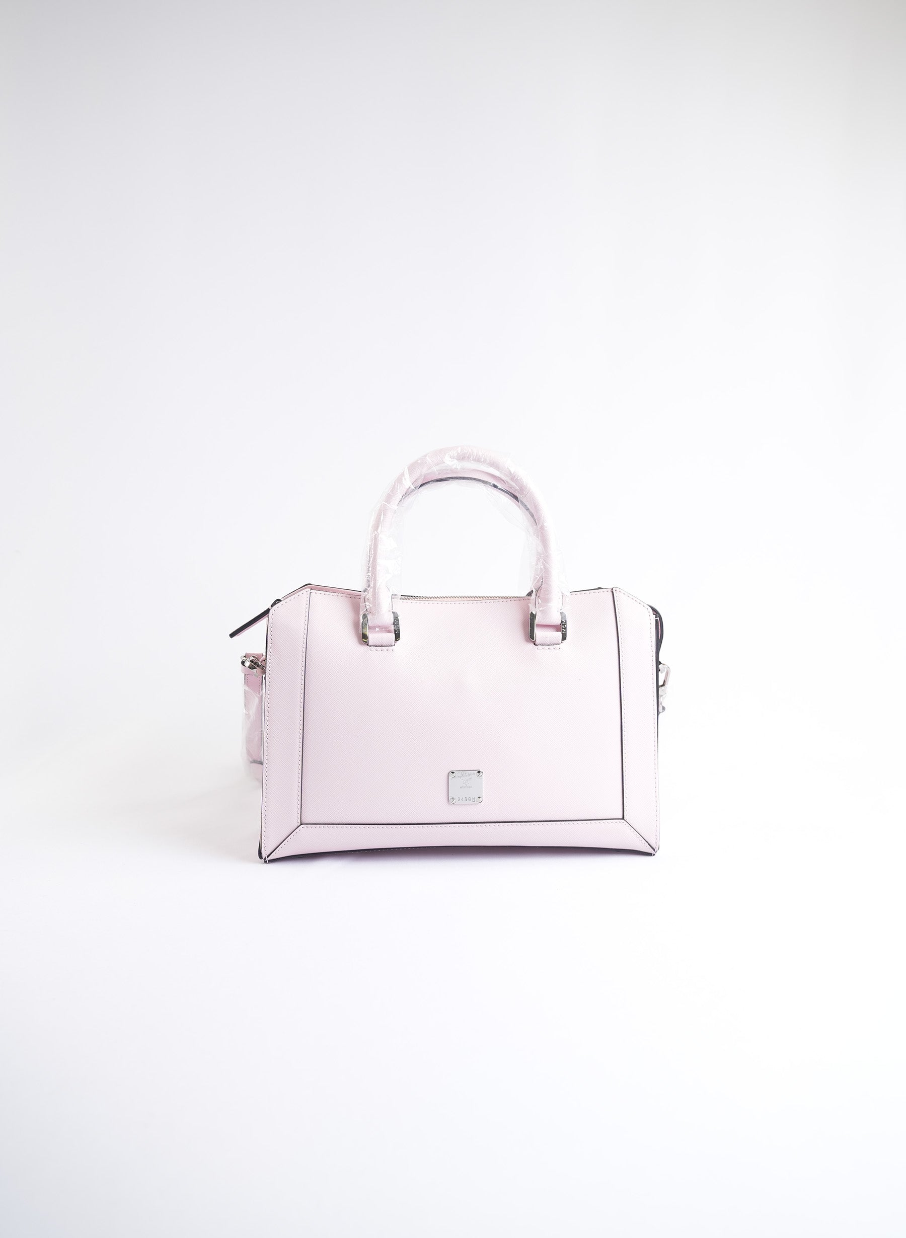 MCM Saffiano Pink Leather Bag