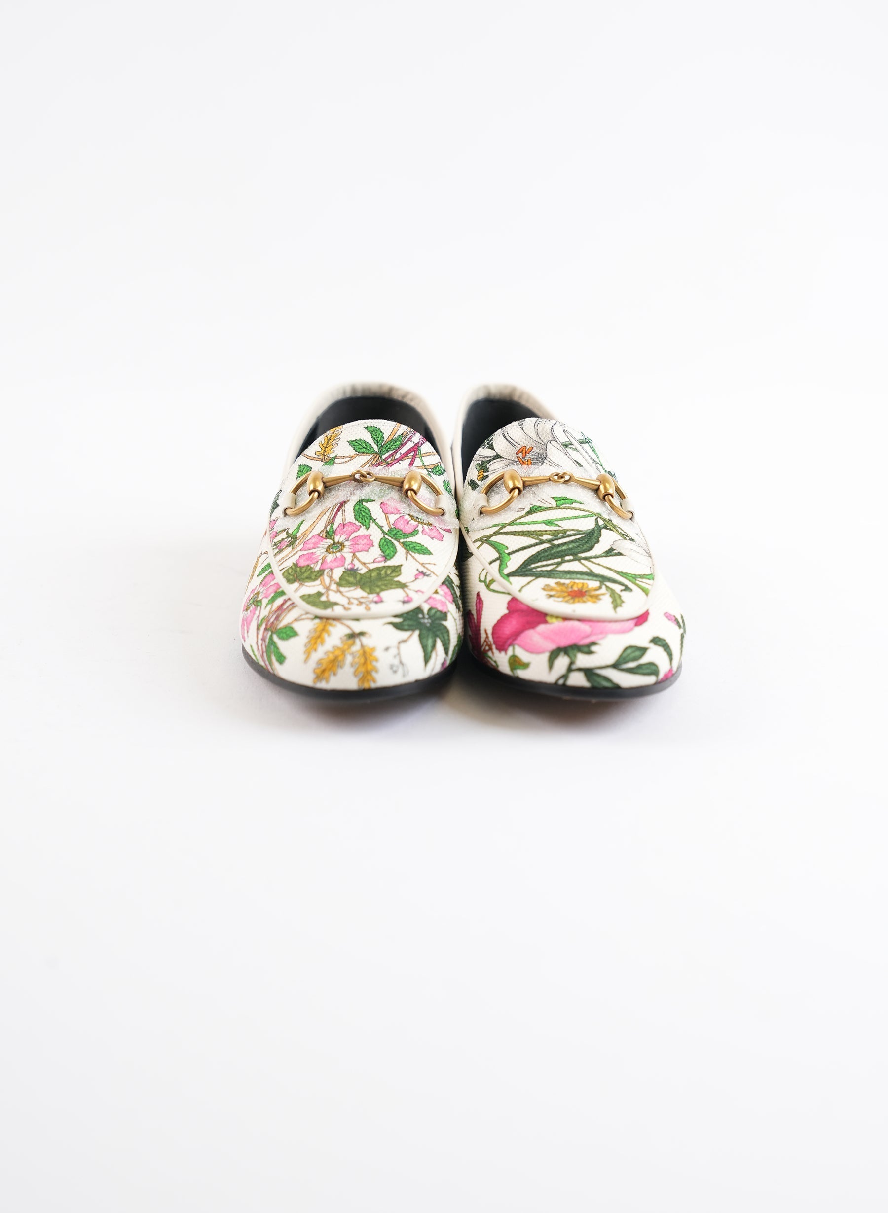Gucci Canvas Floral Loafers