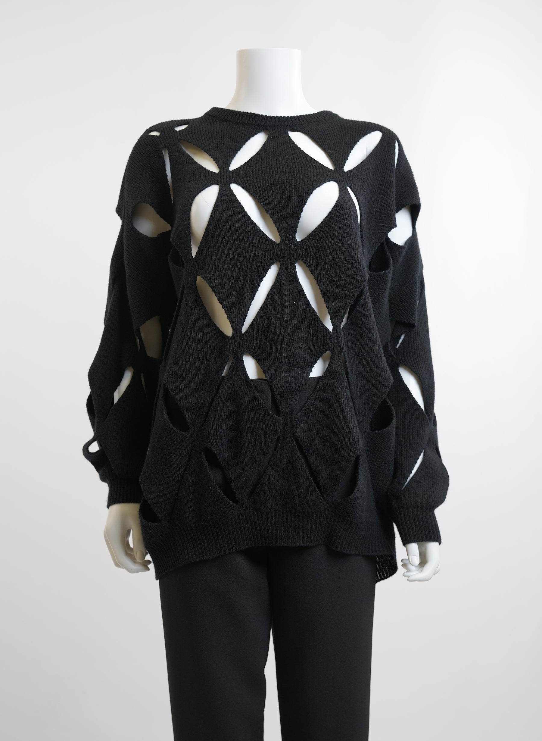 Valentino Cutout Wool Sweater