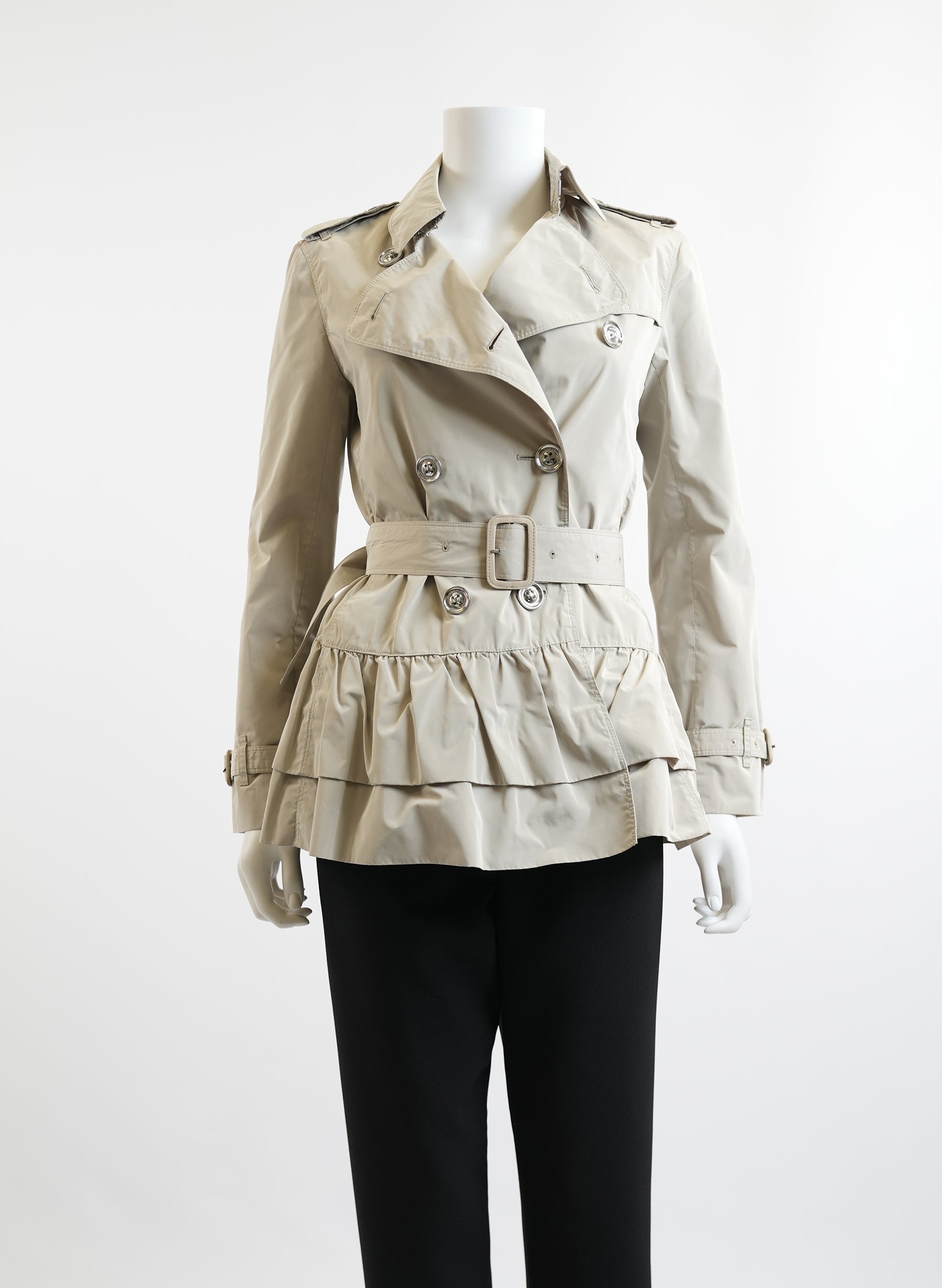 Burberry Peplum Trench Coat