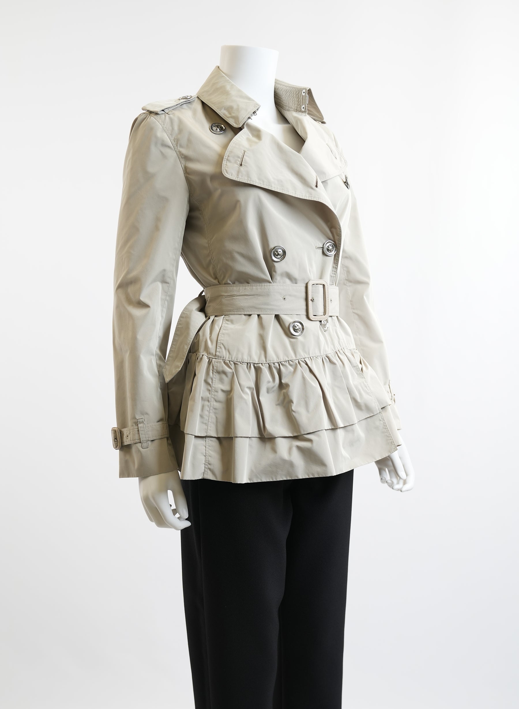 Burberry Peplum Trench Coat