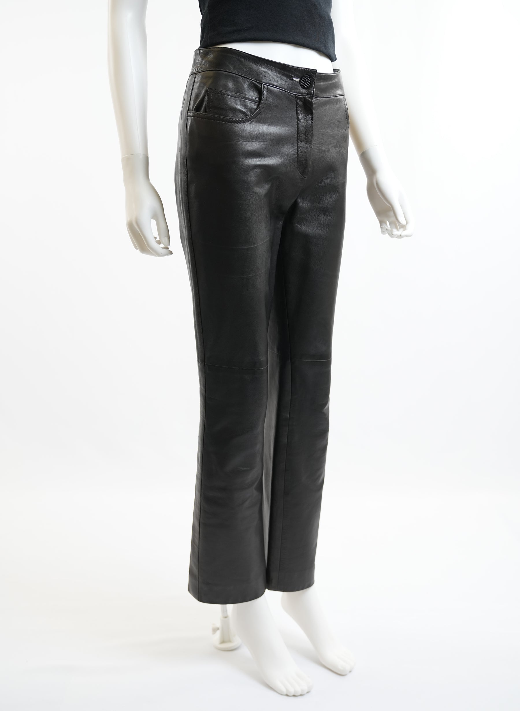 Chanel Leather Pants