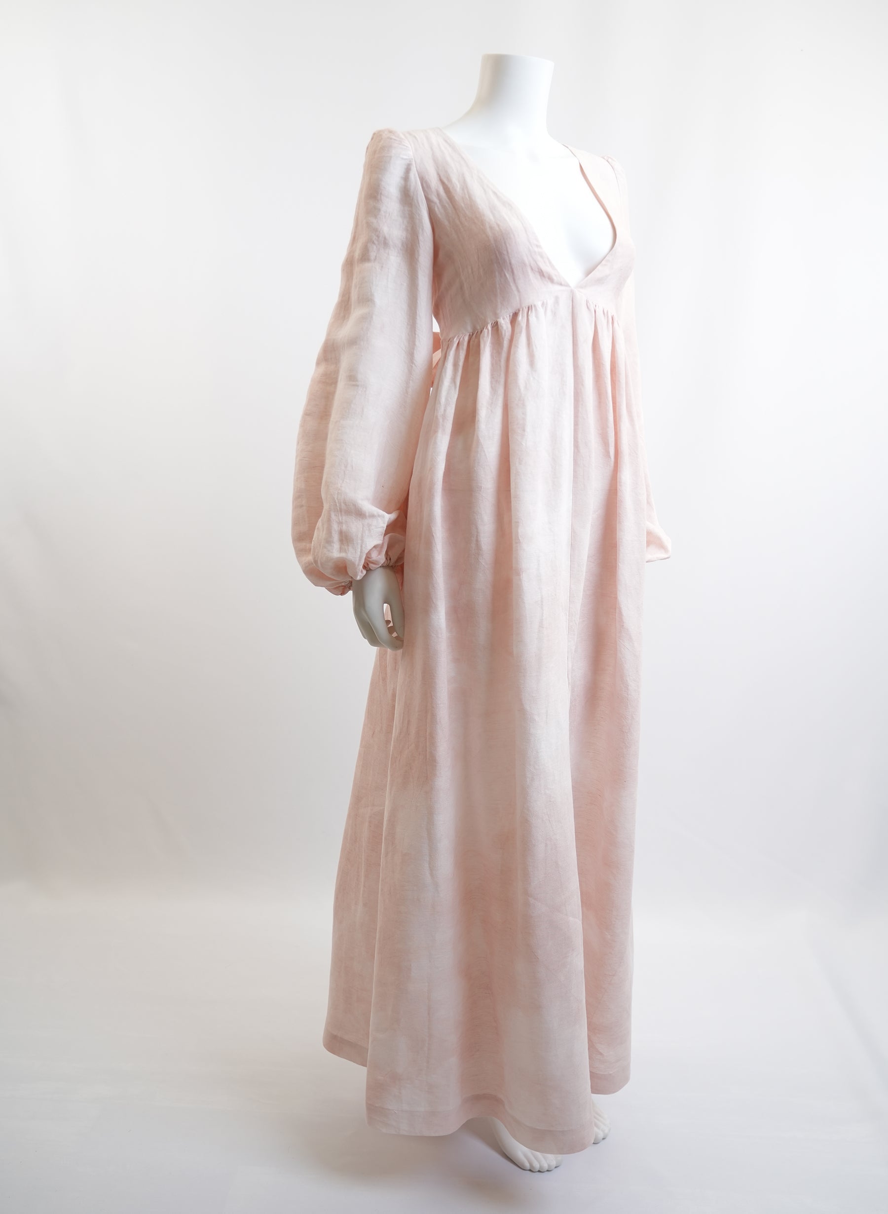 Lisa Marie Fernandez Linen Blend Maxi Dress