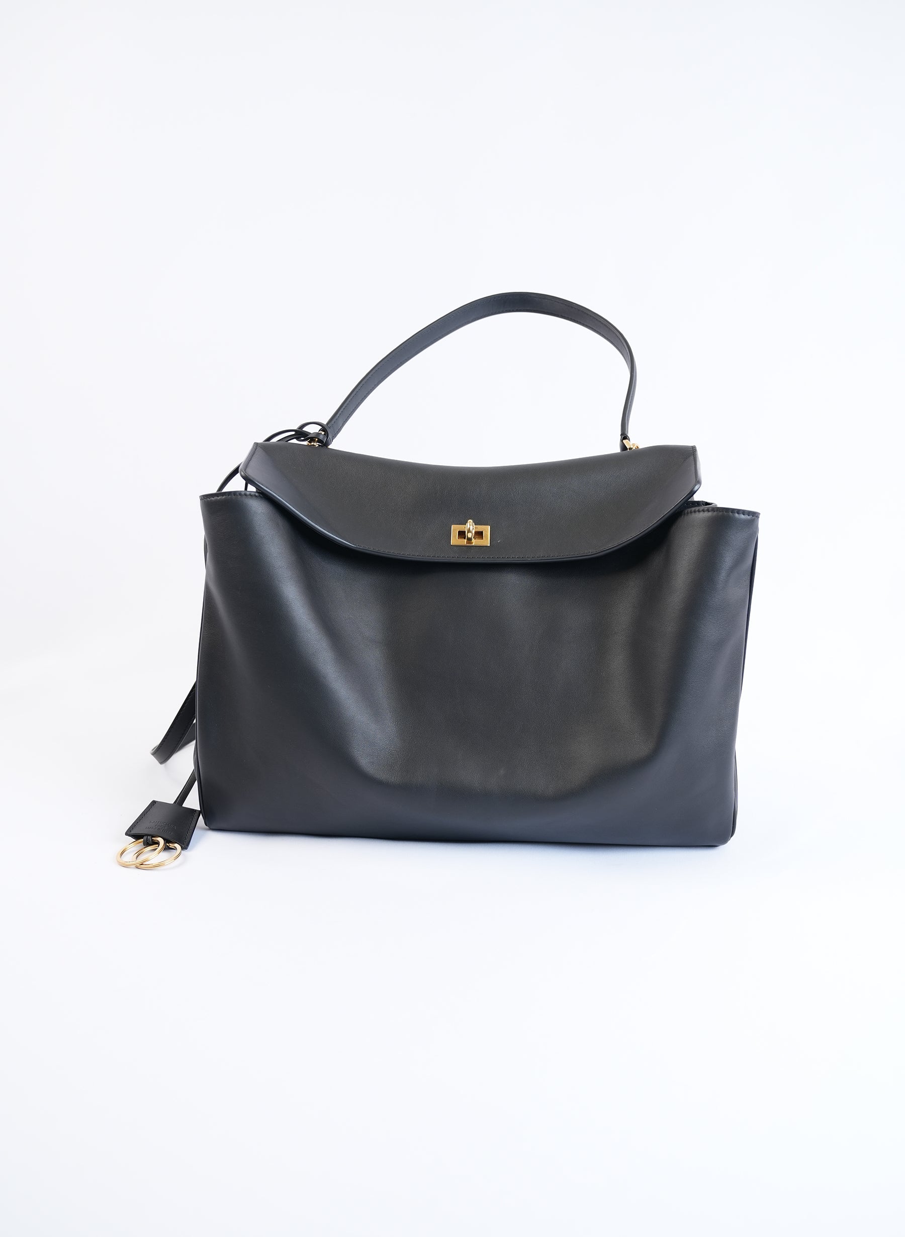 Balenciaga Leather Rodeo Black Bag