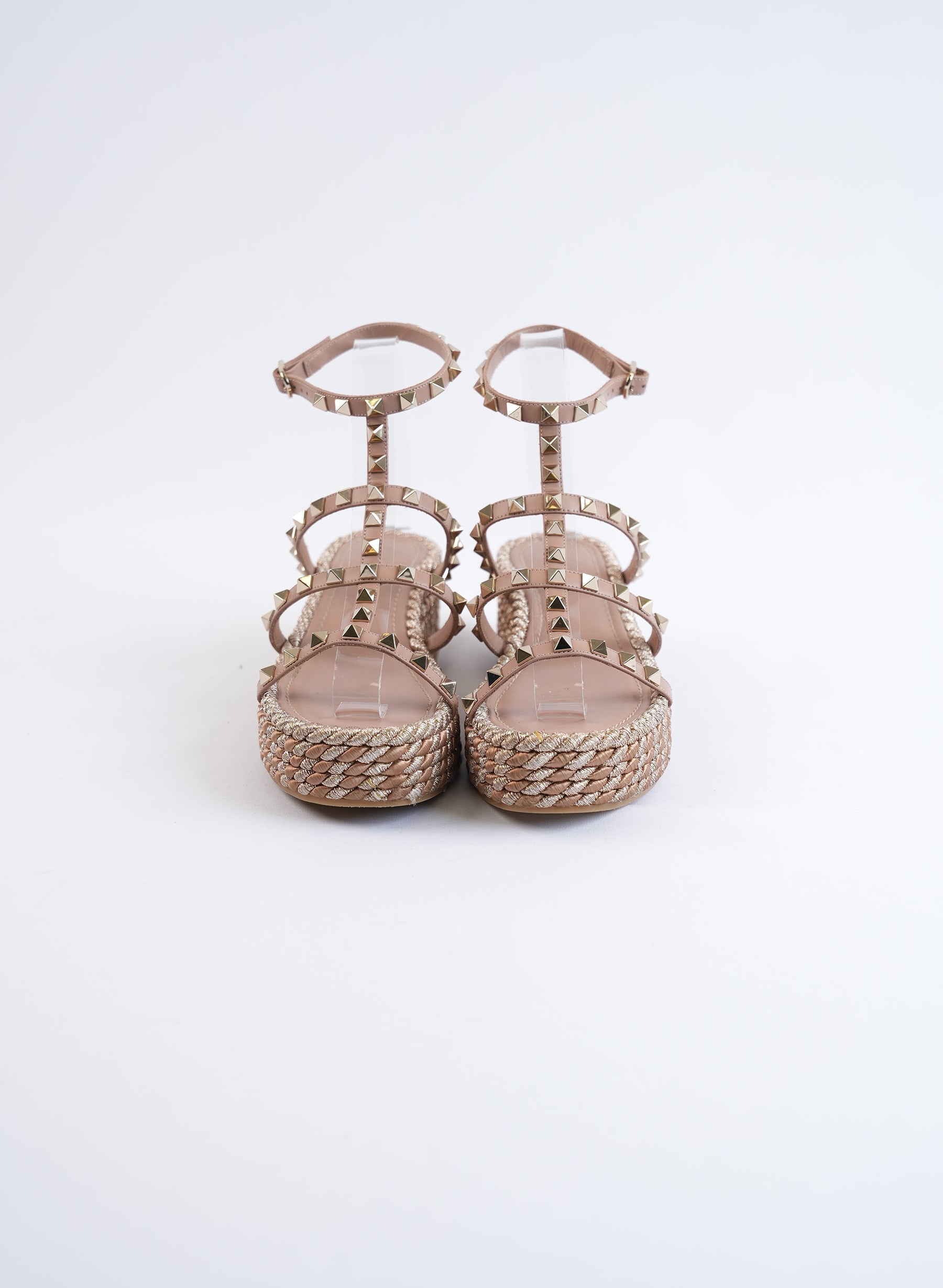 Valentino Rockstud Wedge Sandles