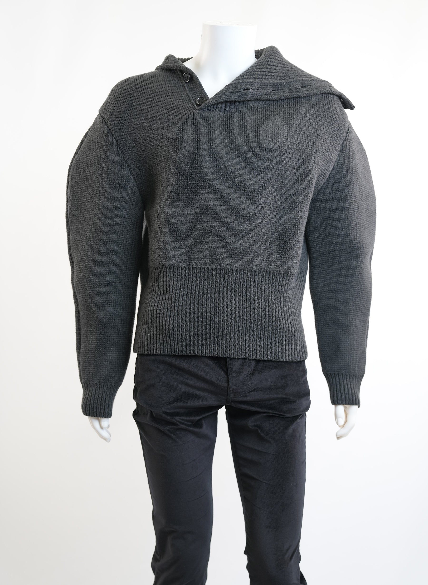 Bottega Veneta Dark Grey Sweater