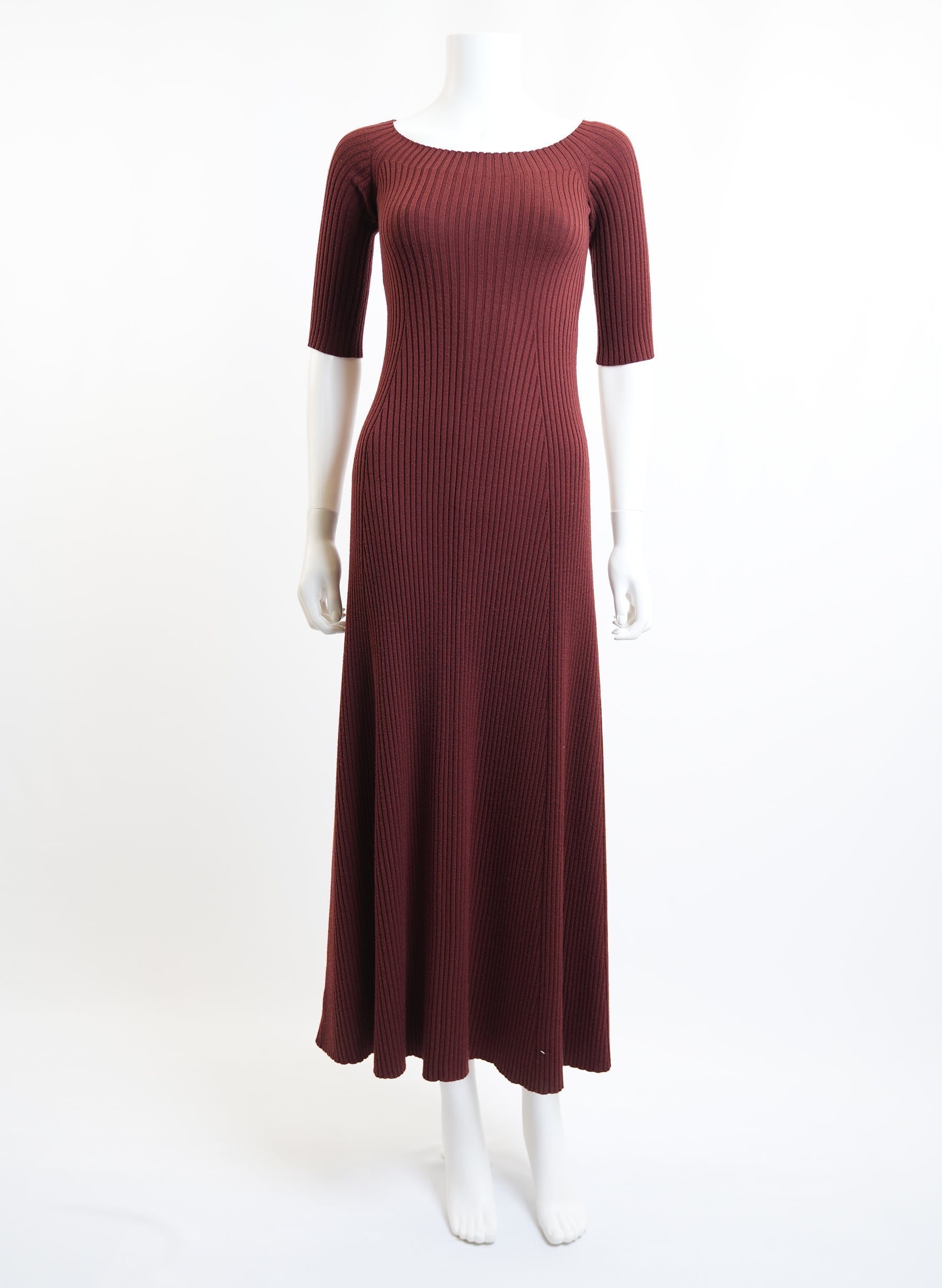 Chloe Brown Sweater Dress