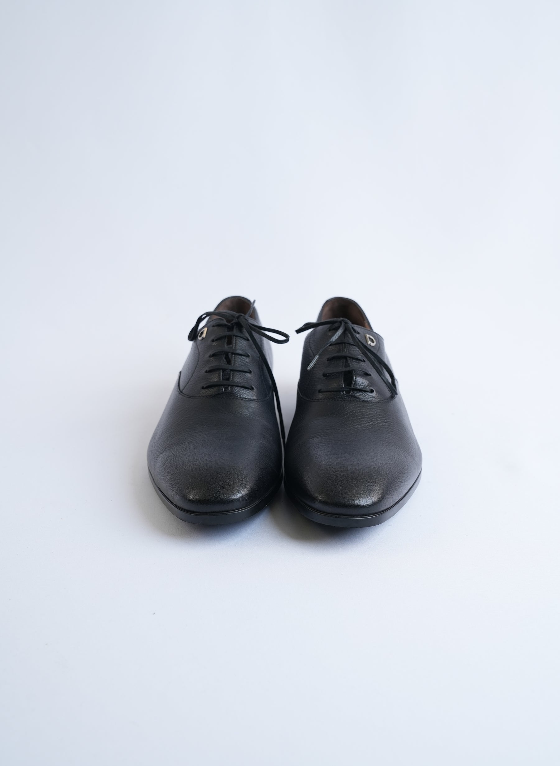 Salvatore Ferragamo Black Leather Oxford