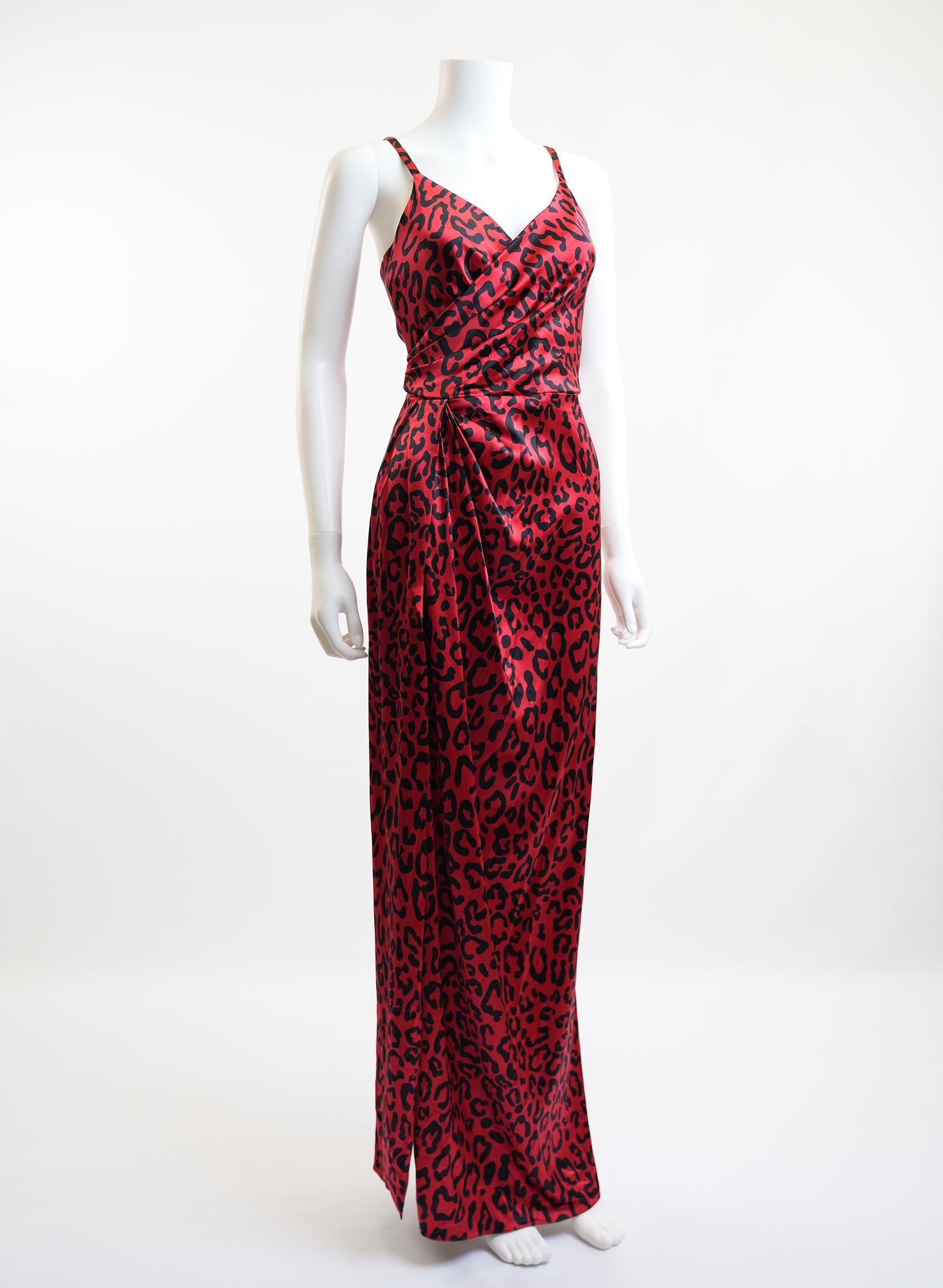 Dolce & Gabbana Leopard Print Silk Dress