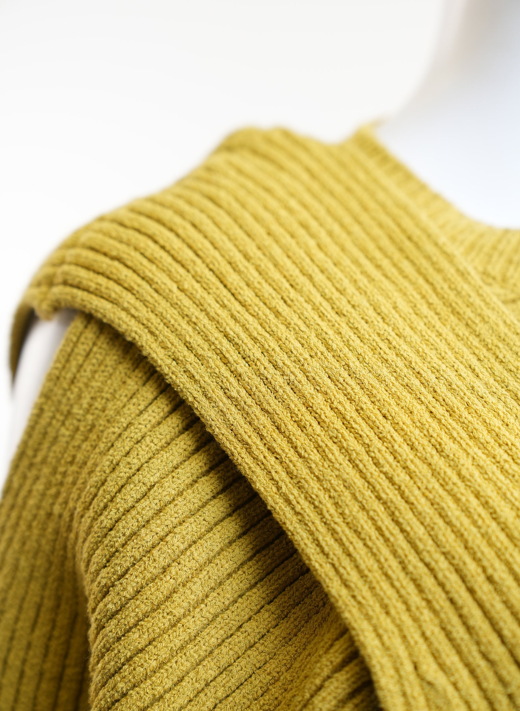 Bottega Cutout Ribbed Knit Dress