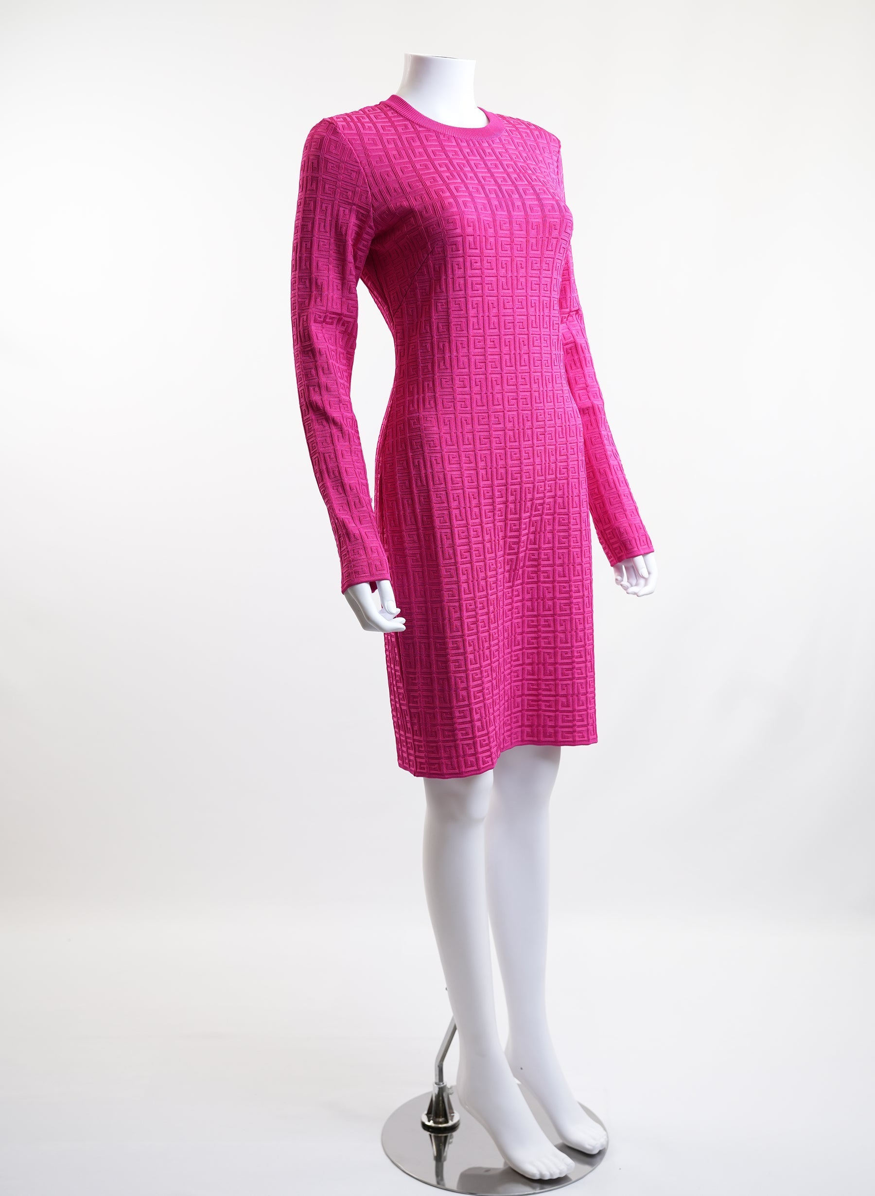 Givenchy 4G Jacquard Long Sleeve Mini Dress