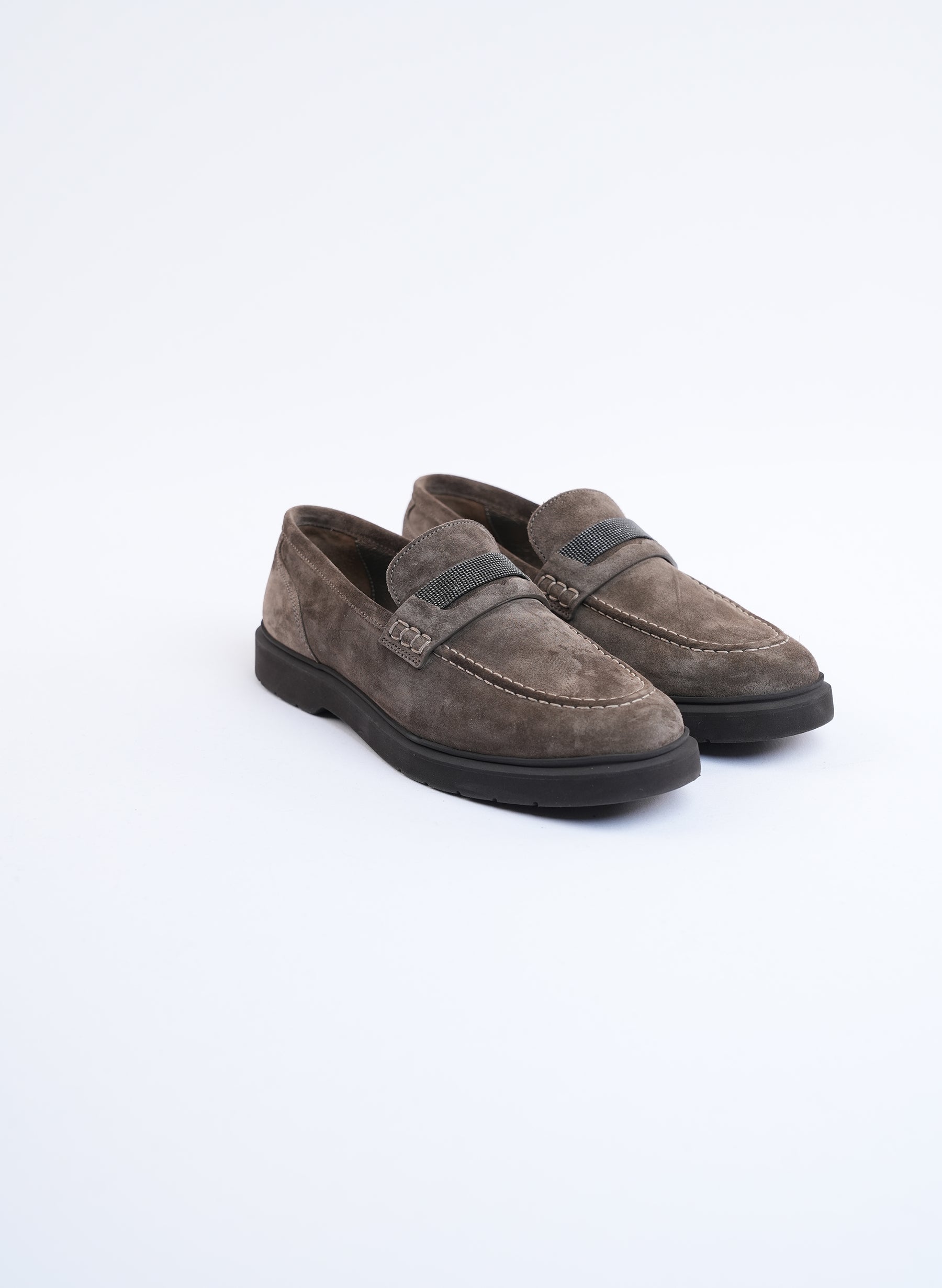 Brunello Cucinelli Suede Loafers