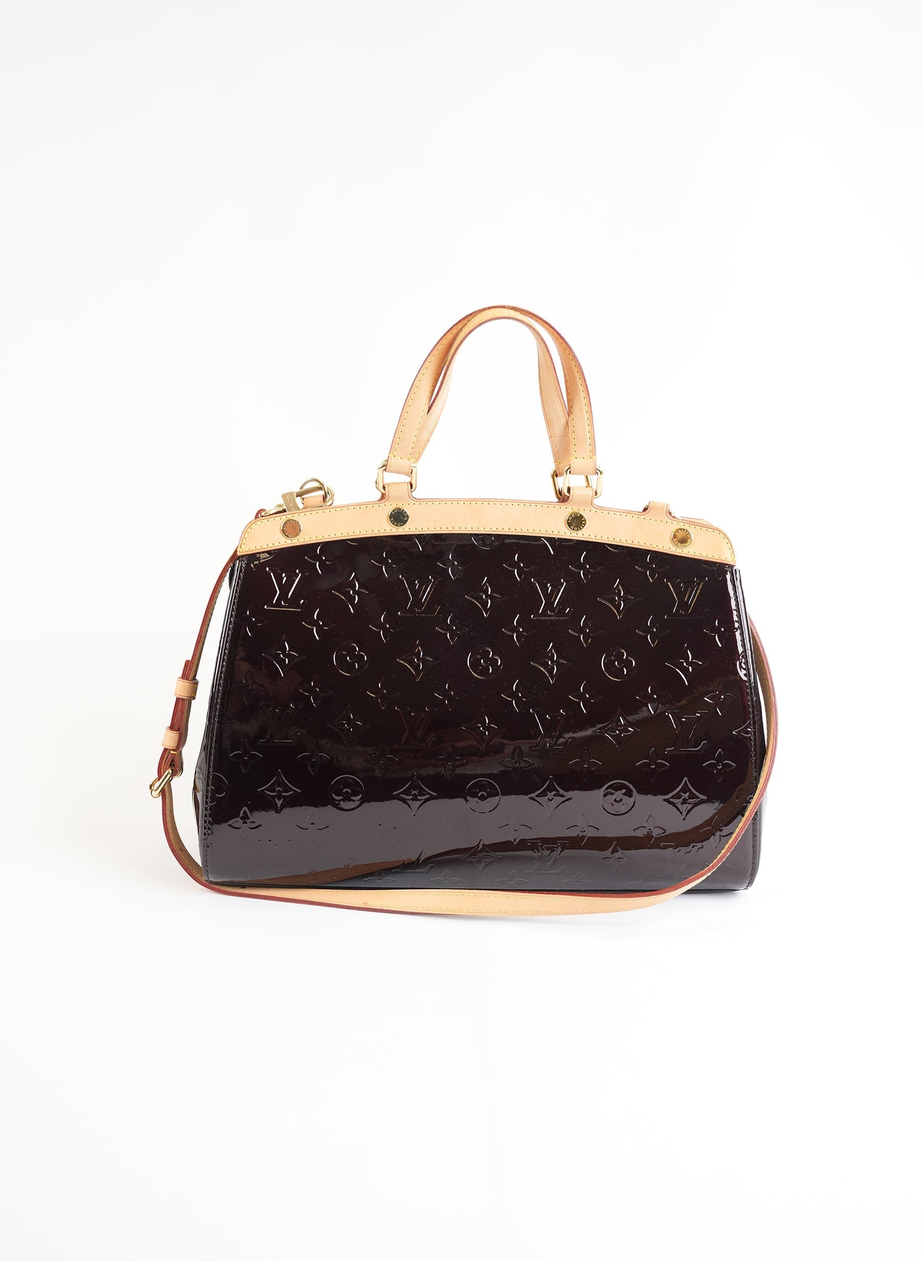 Louis Vuitton Monogram Vernis Brea GM Amarante Shoulder Bag