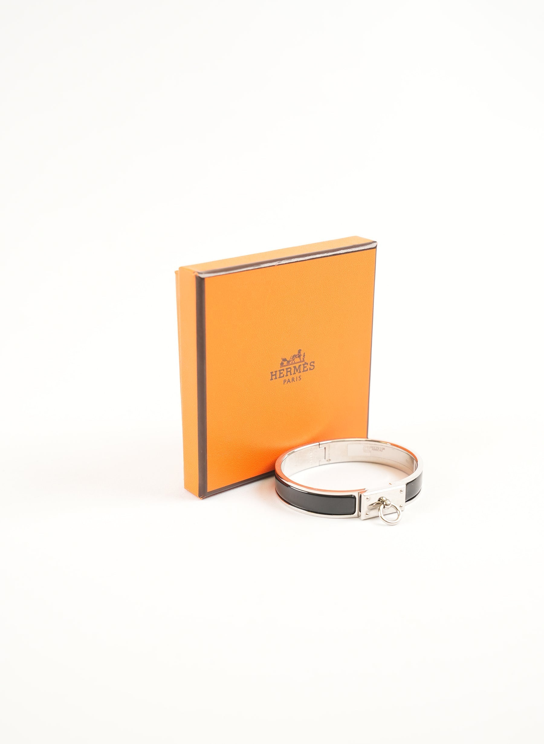 Hermès Black Enamel Bracelet