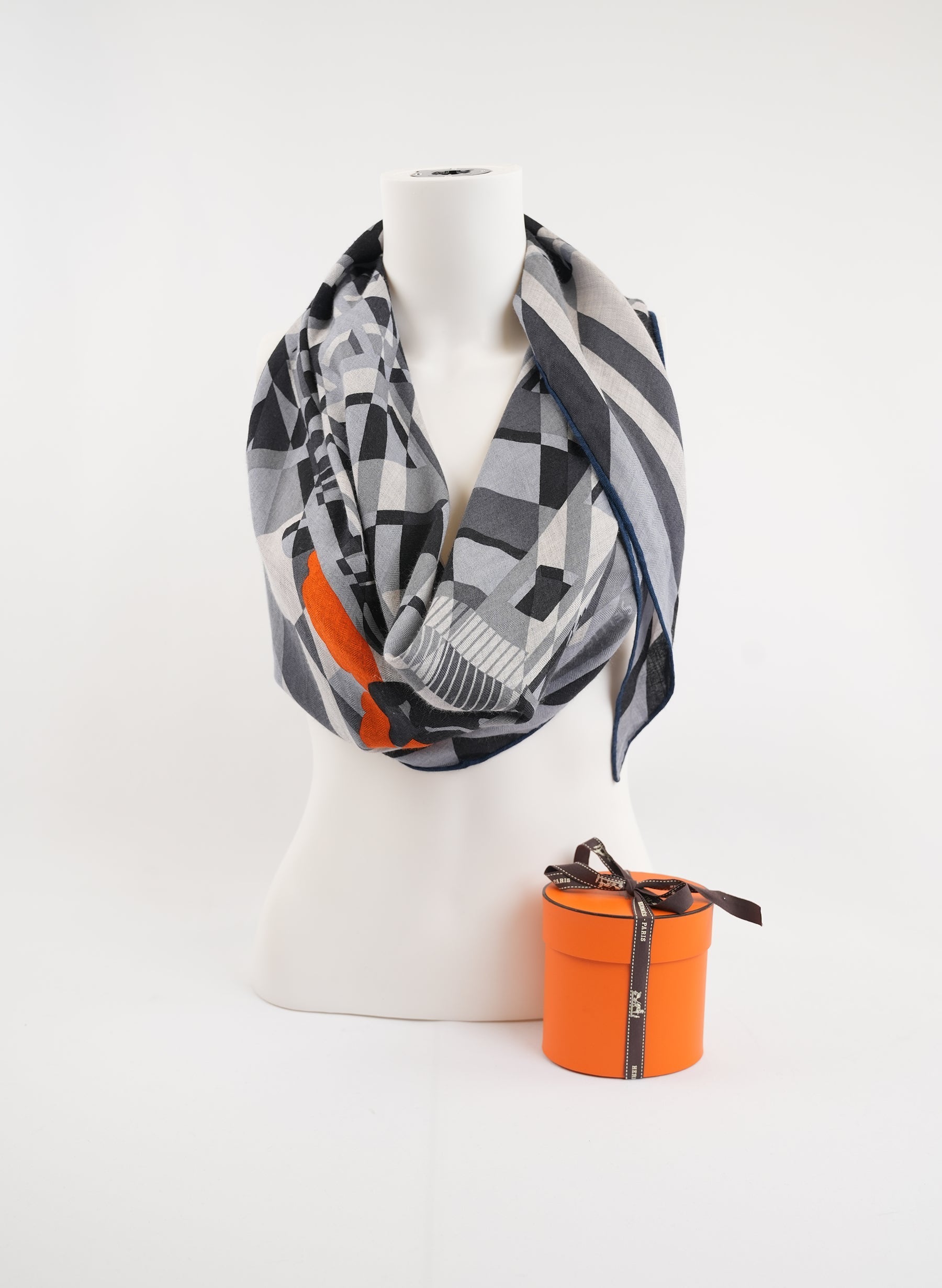 Hermès Cashmere Print Scarf
