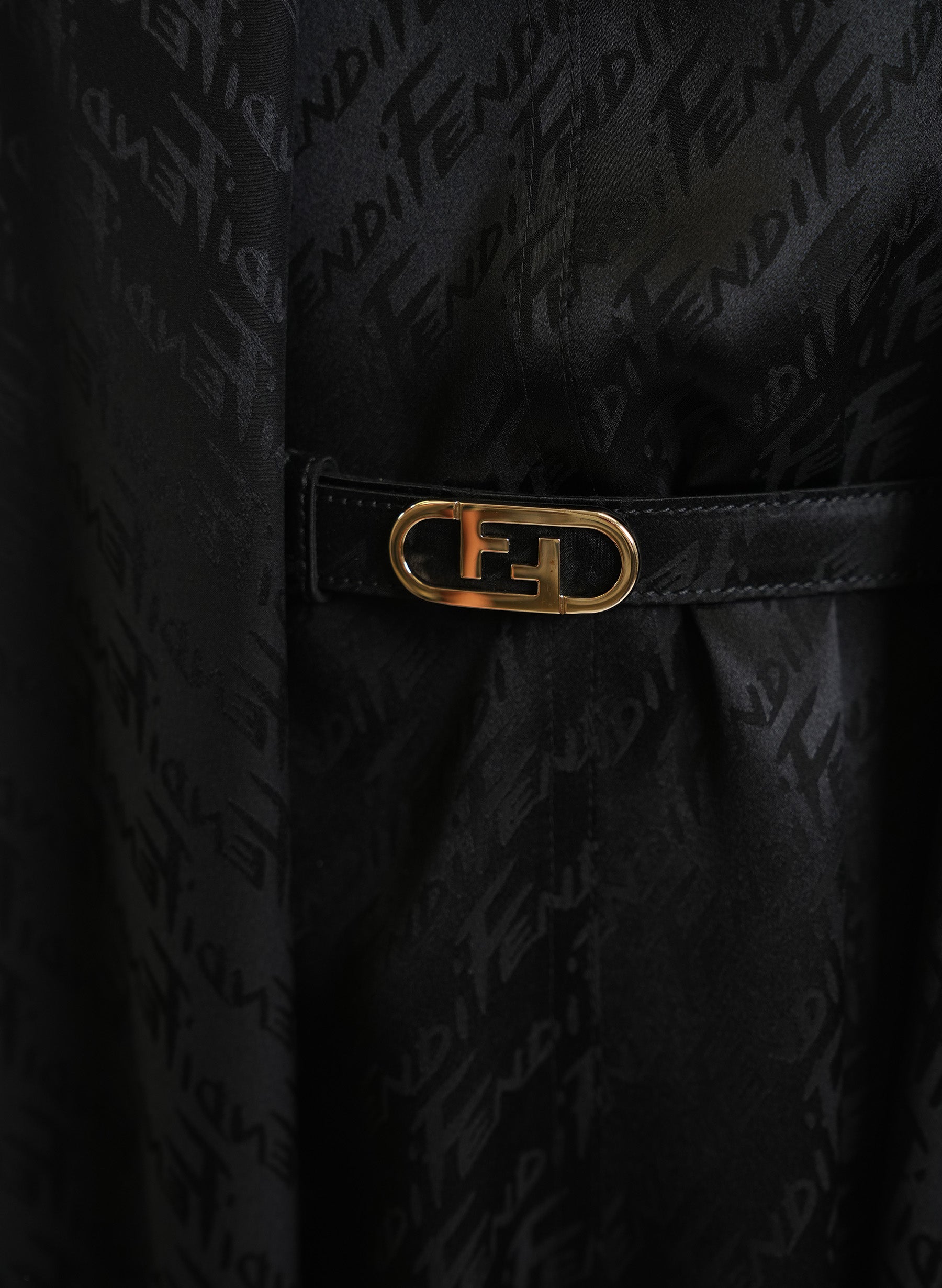 Fendi Black Silk Dress