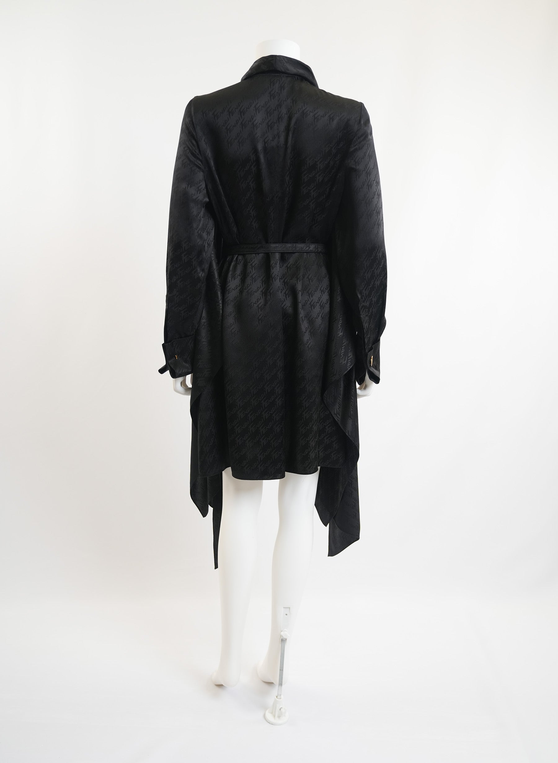 Fendi Black Silk Dress