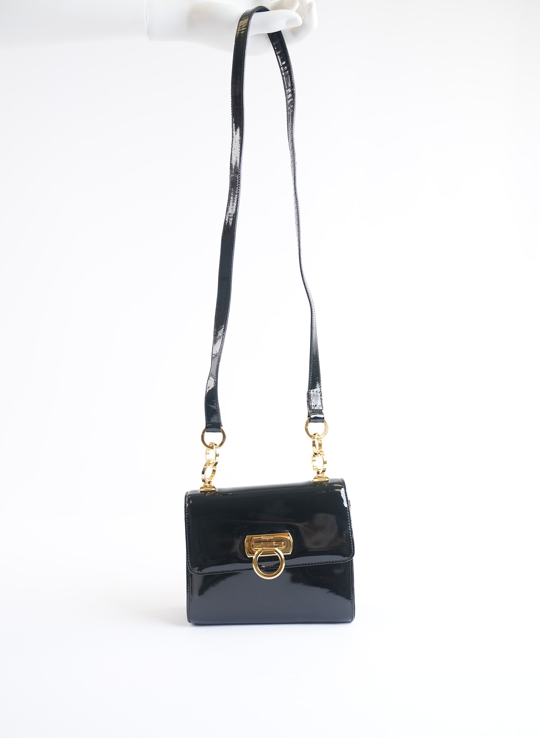 Salvatore Ferragamo Patent Leather Bag
