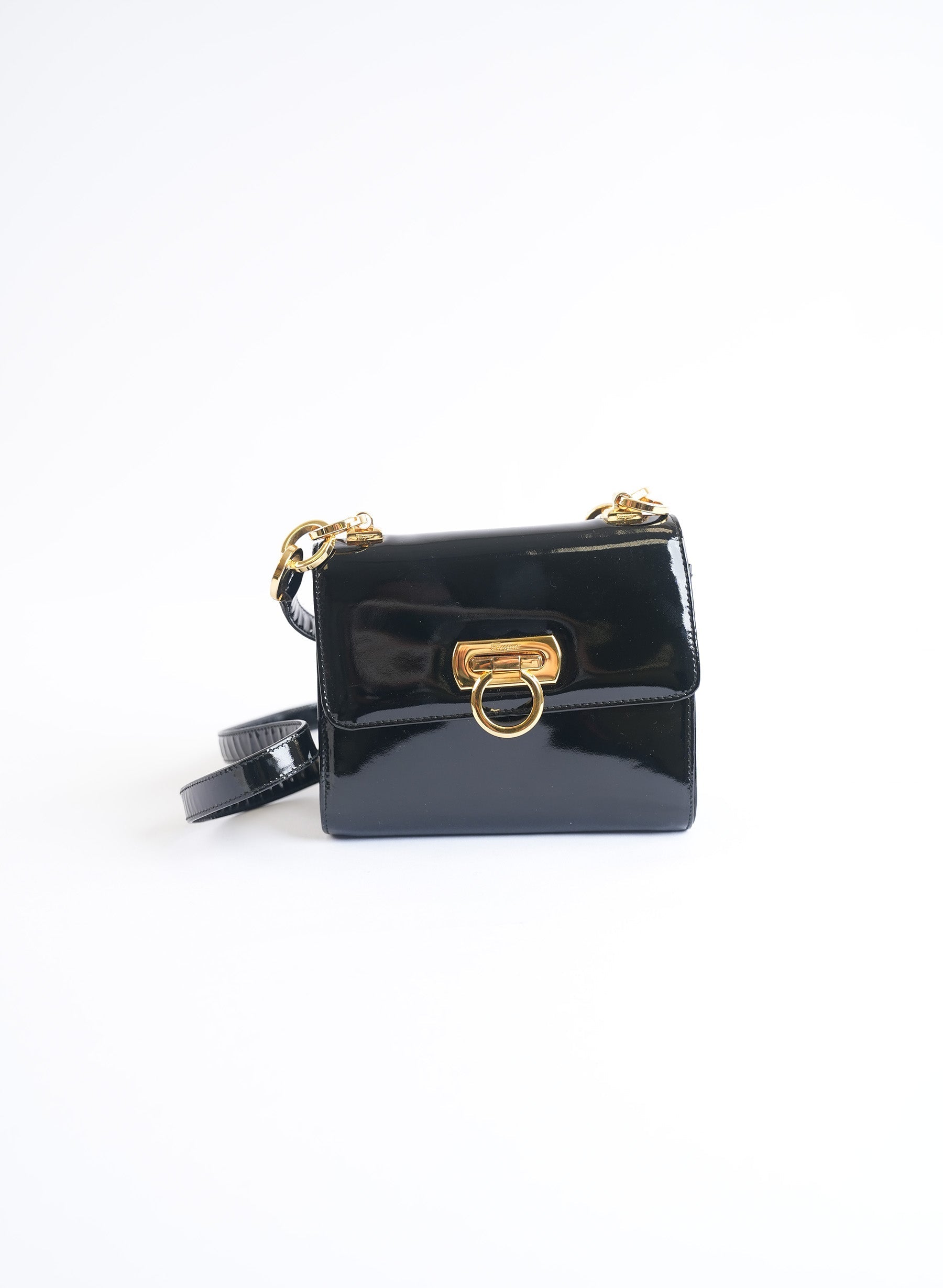 Salvatore Ferragamo Patent Leather Bag