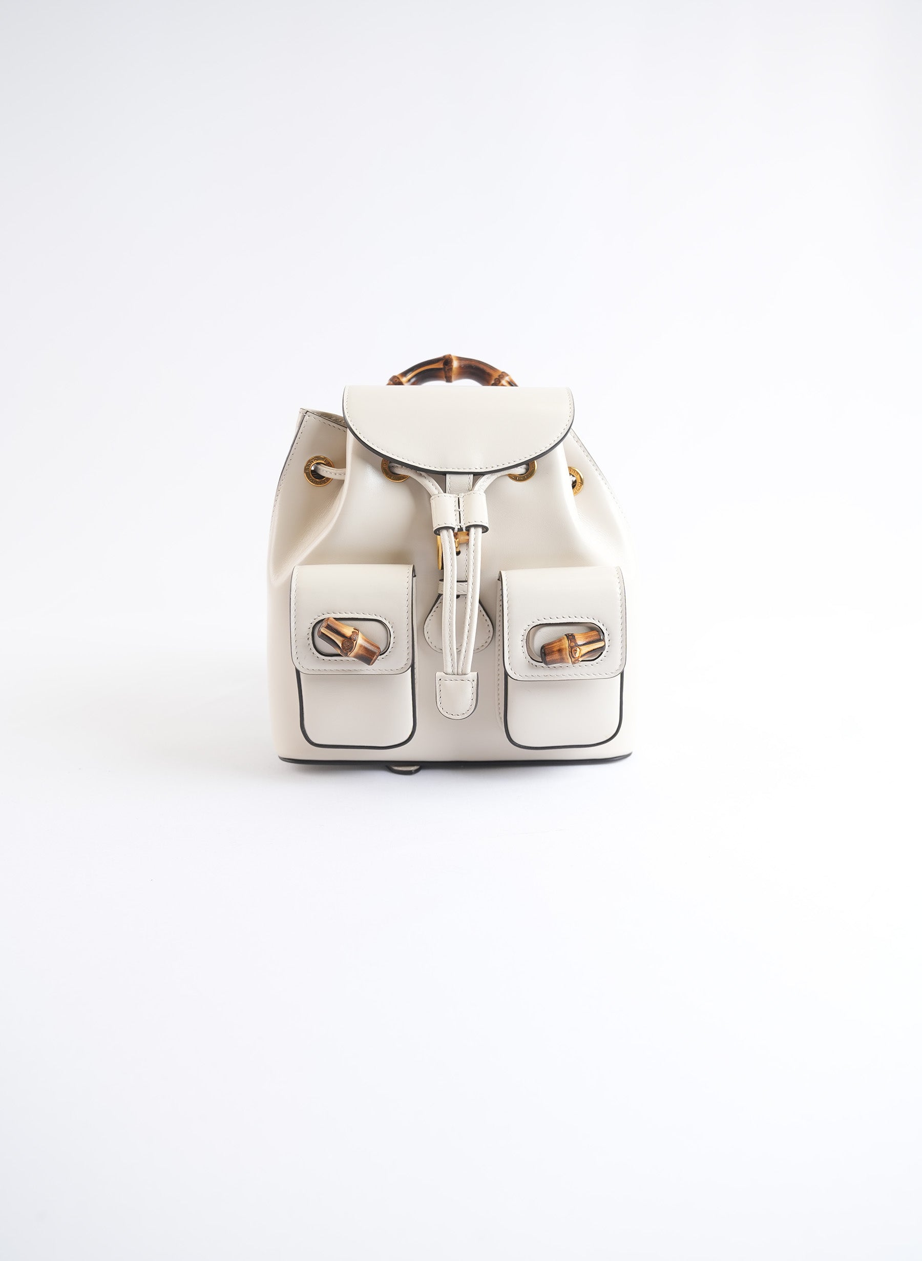 Gucci Bamboo Leather Backpack