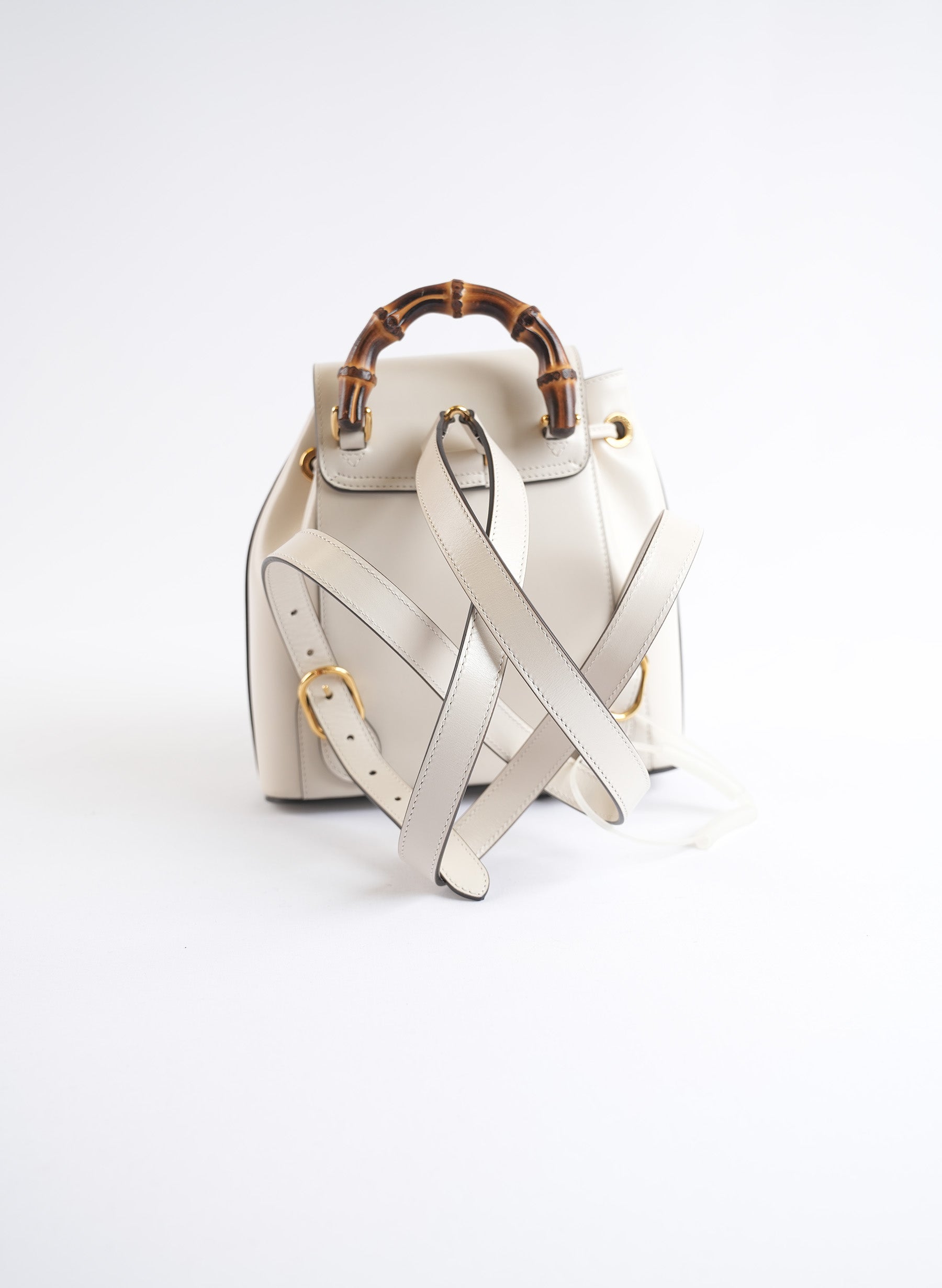 Gucci Bamboo Leather Backpack