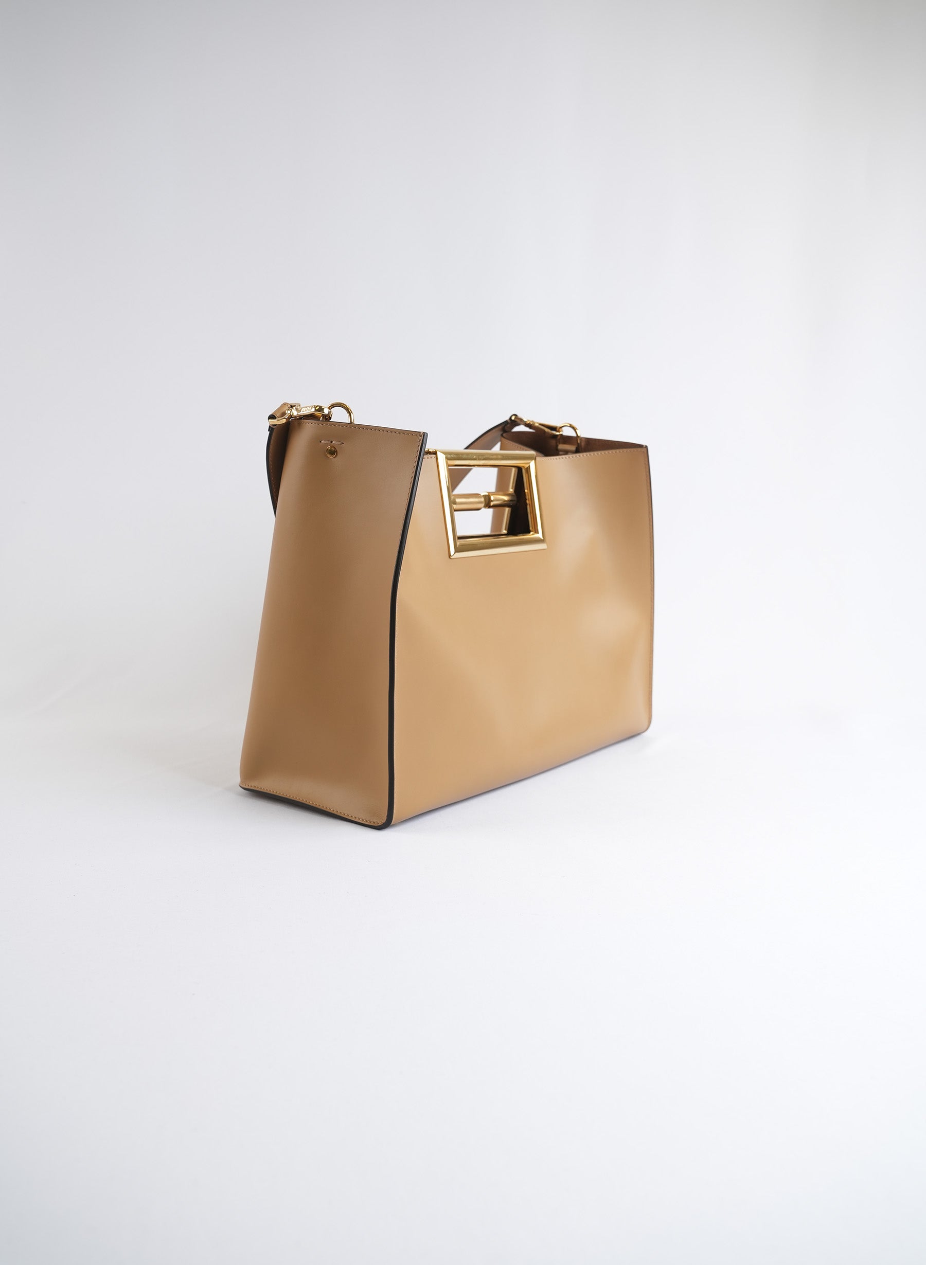 Fendi Brown Leather Handbag