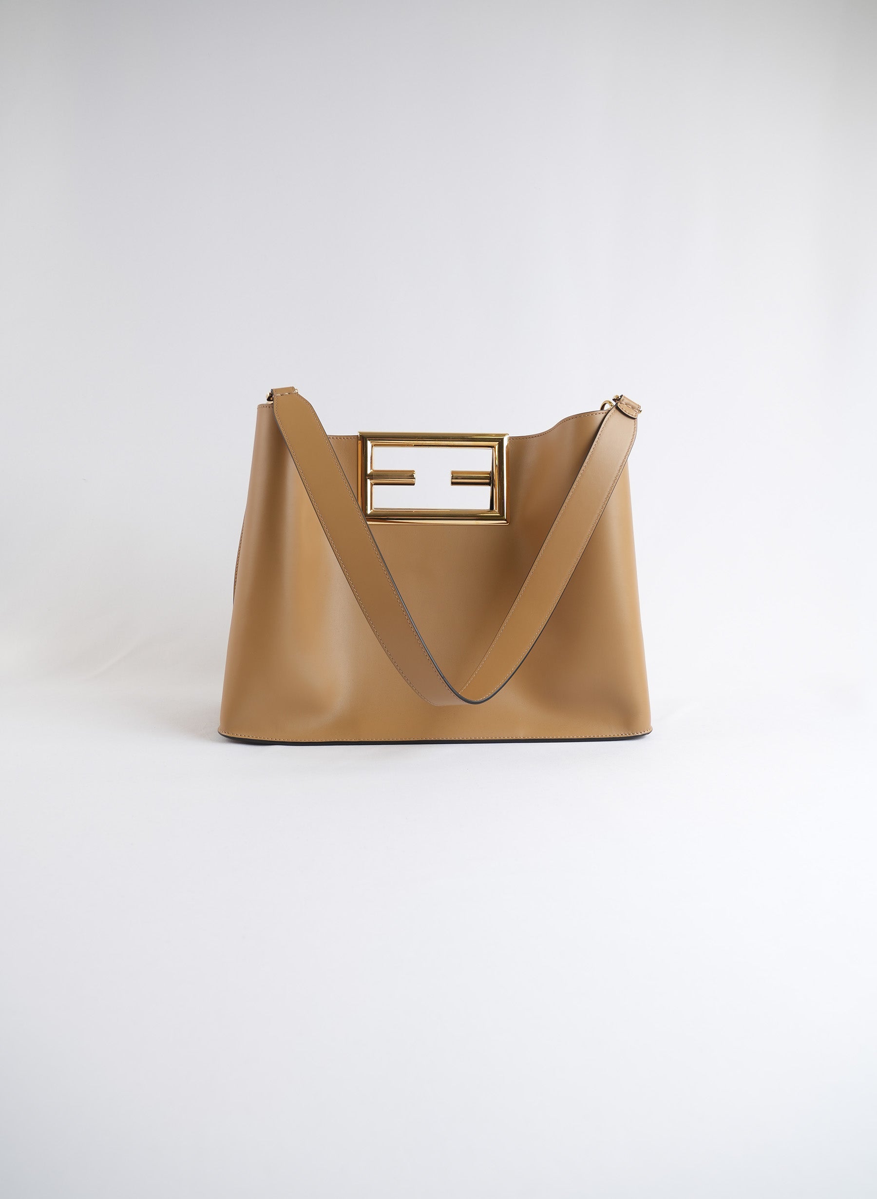 Fendi Brown Leather Handbag