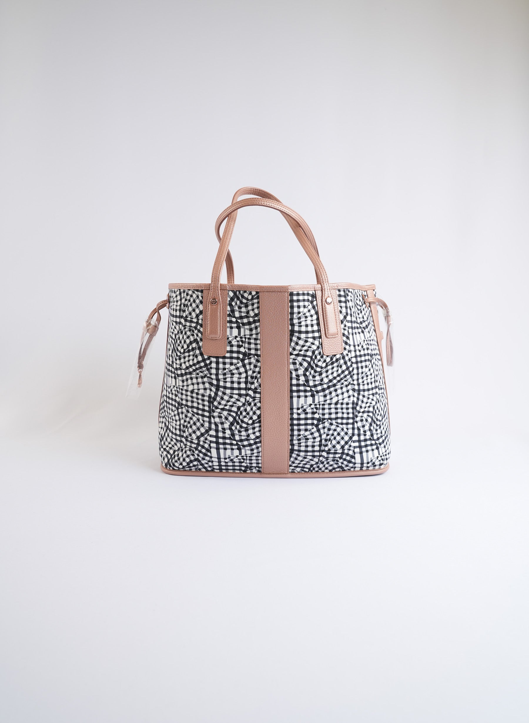 MCM Reversible Rose Gold Liz Shopper Bag
