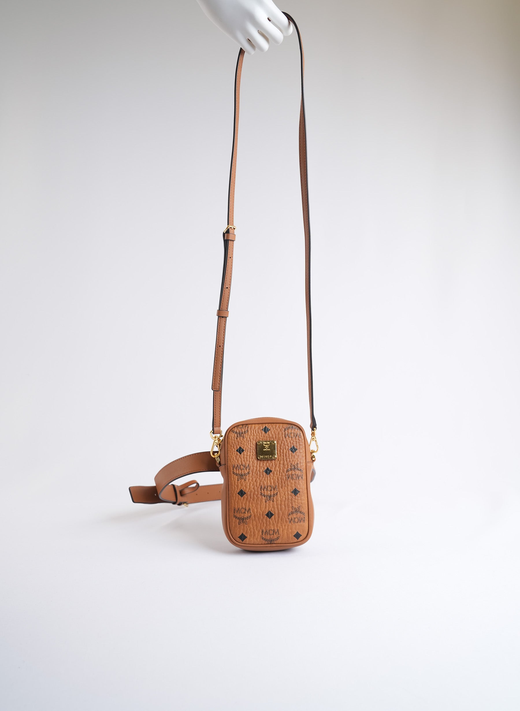 MCM Klassik Visetos Crossbody Bag