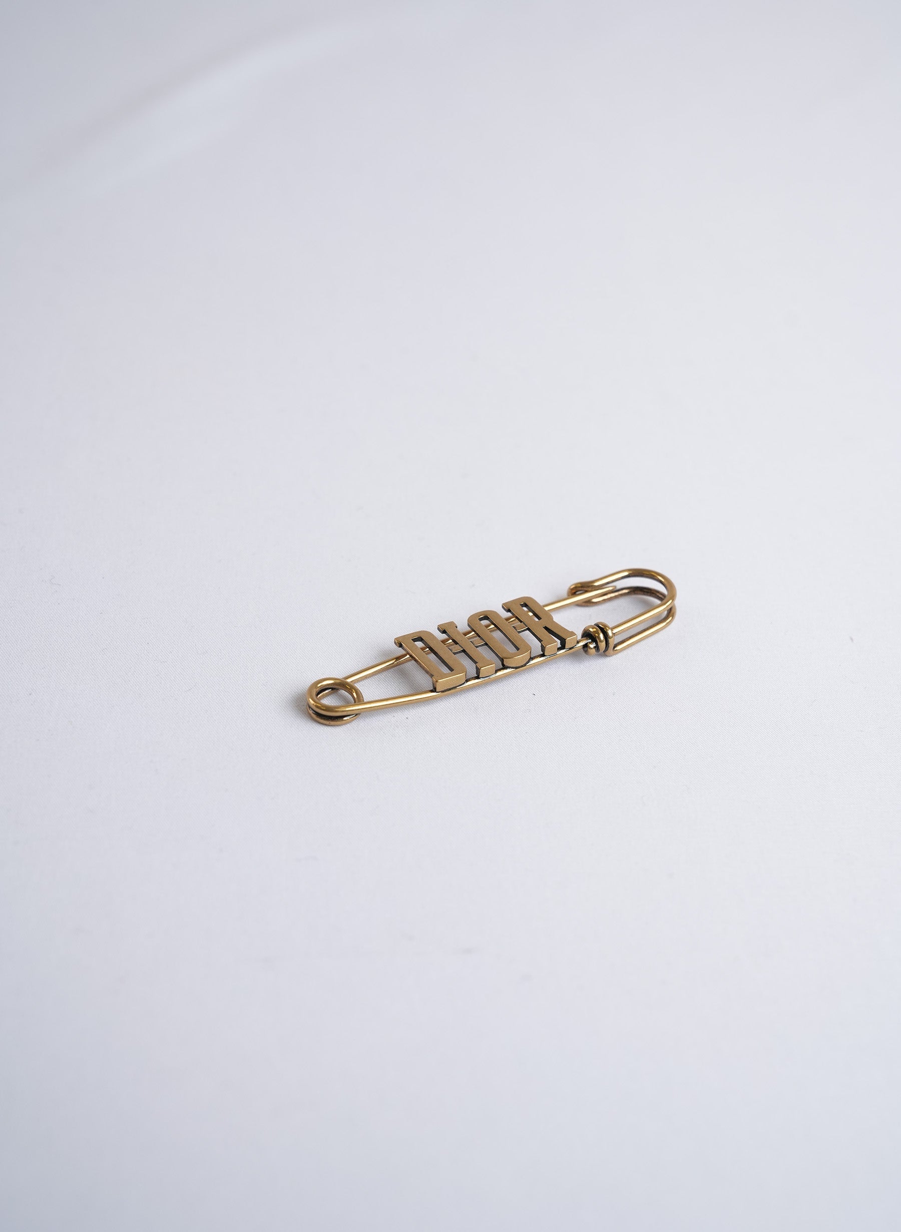 Christian Dior Logo Brooch