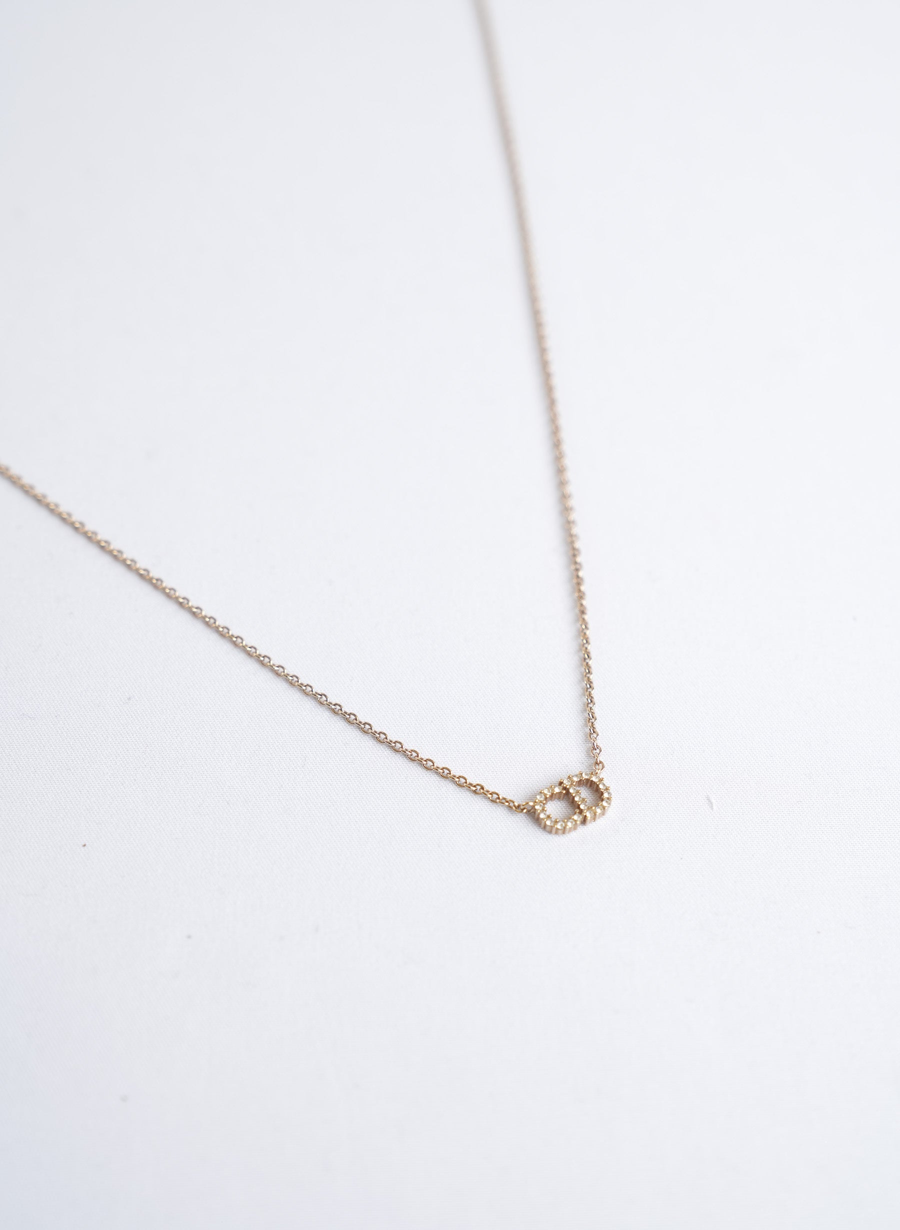Christian Dior Petit CD Necklace