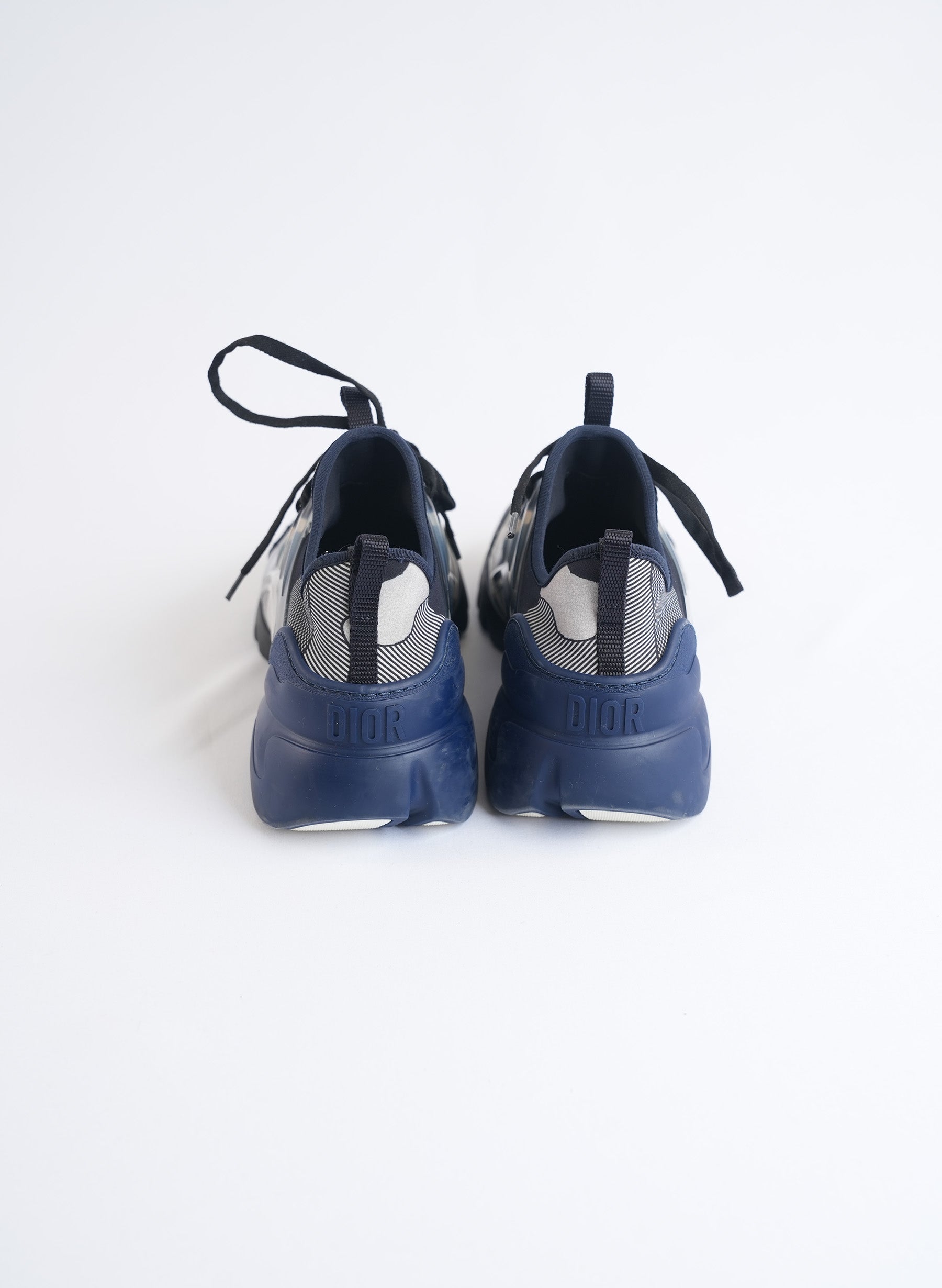 Christian Dior D-Connect Navy Sneakers