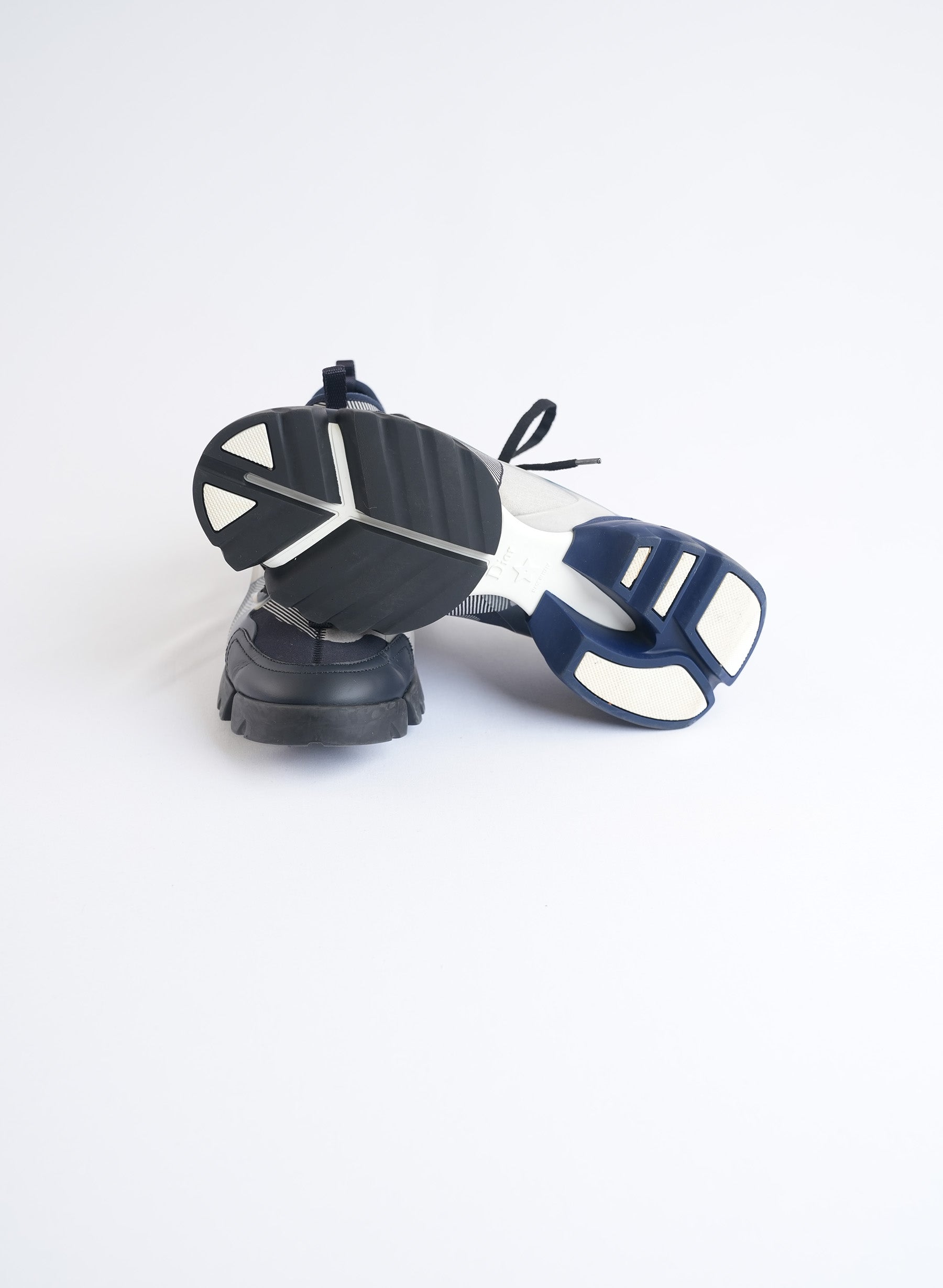 Christian Dior D-Connect Navy Sneakers