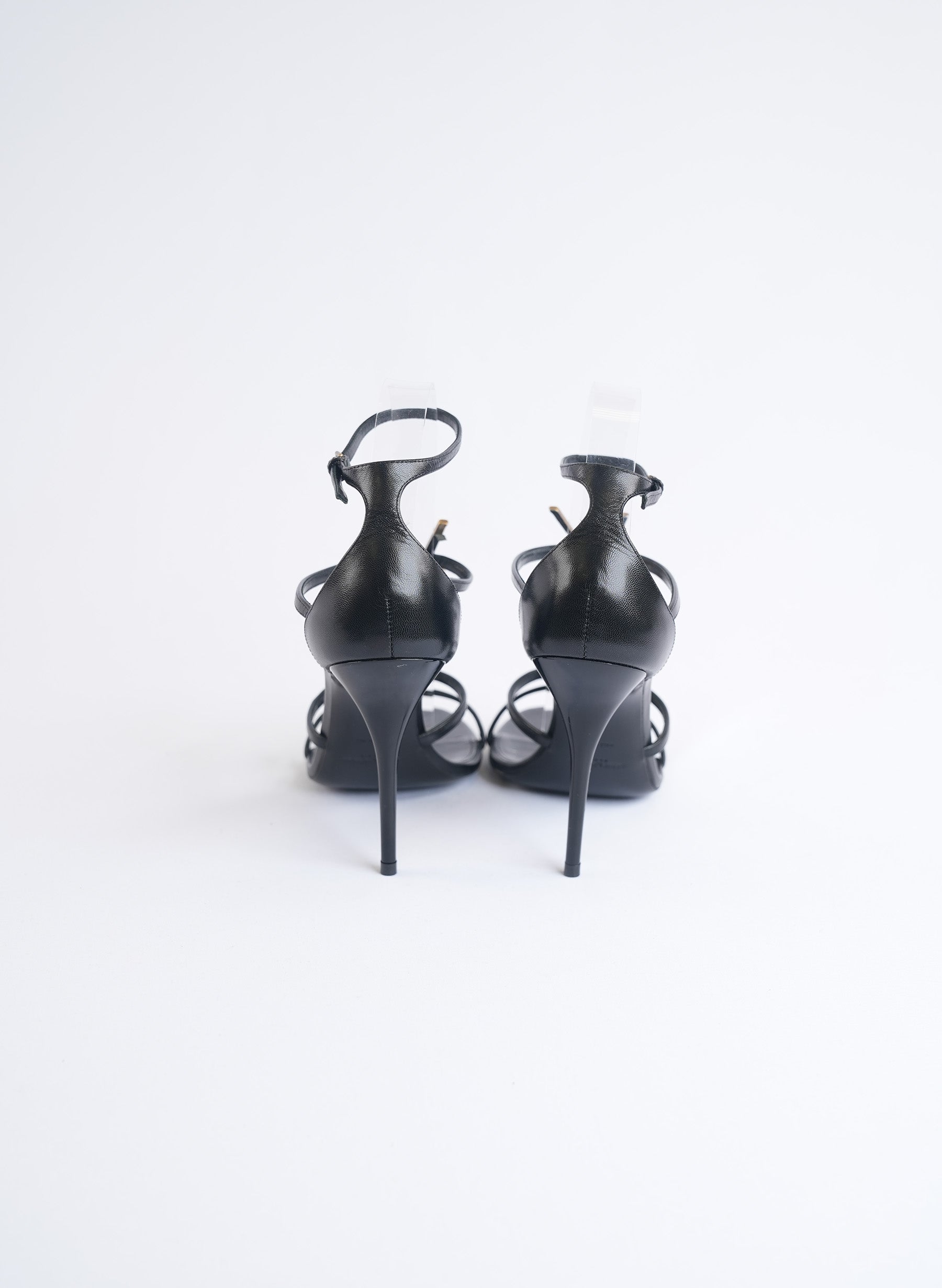 Saint Laurent Cassandra 100 Leather Heels