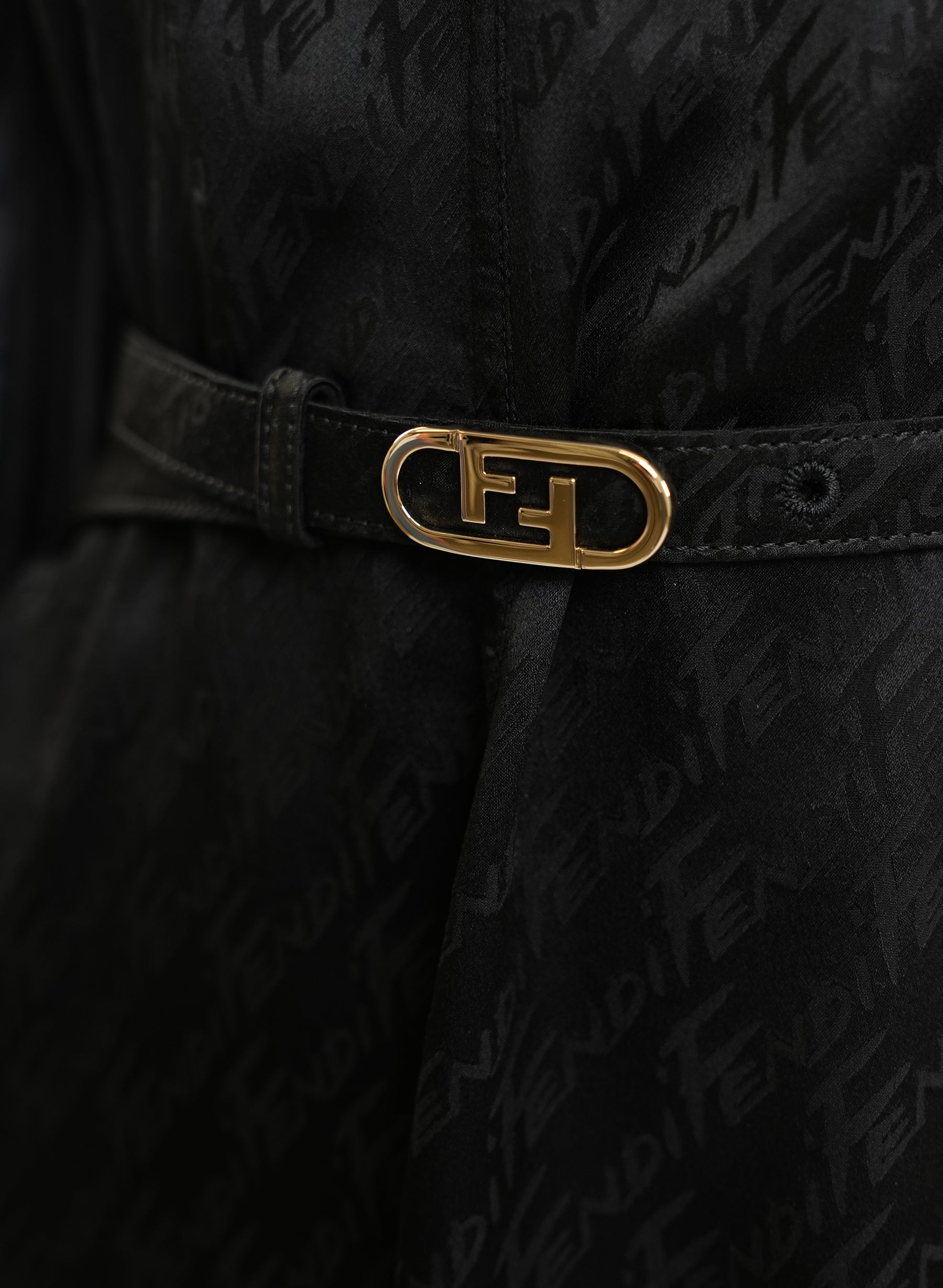Fendi Silk Black Dress