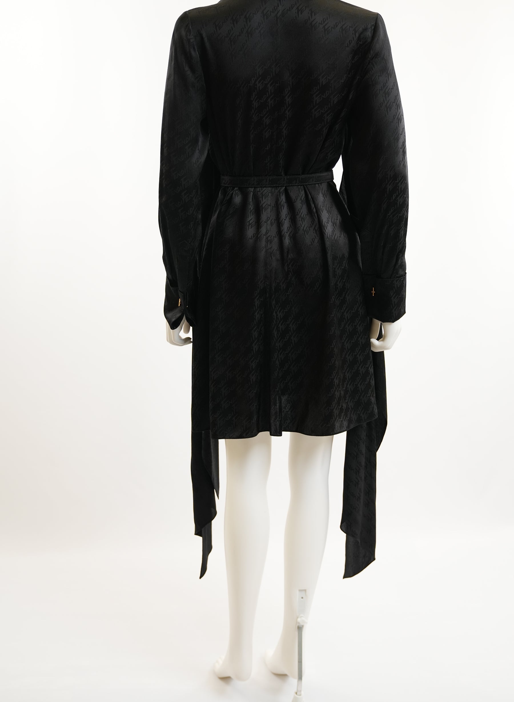 Fendi Silk Black Dress