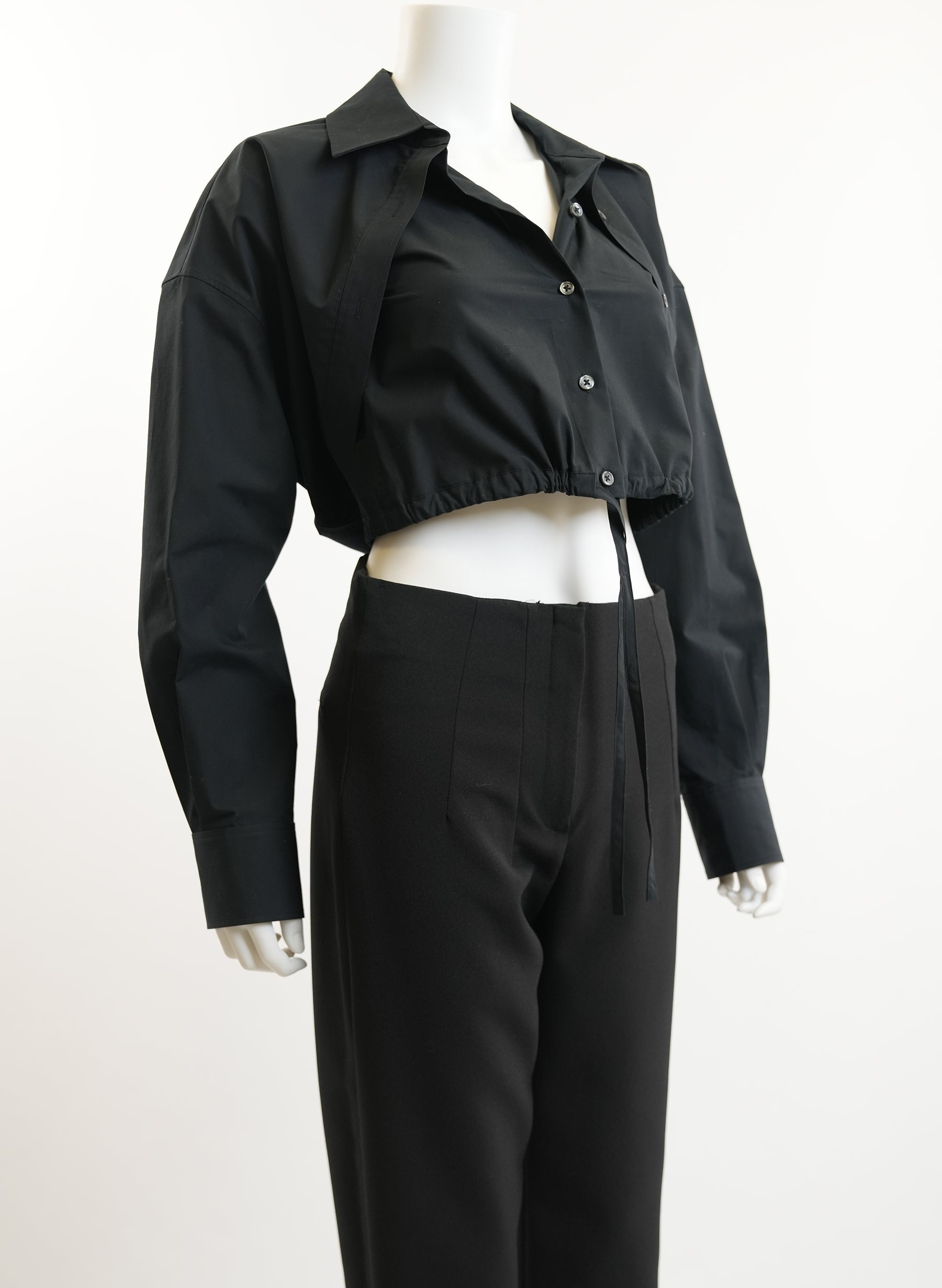 Alexander Wang Black Button Up