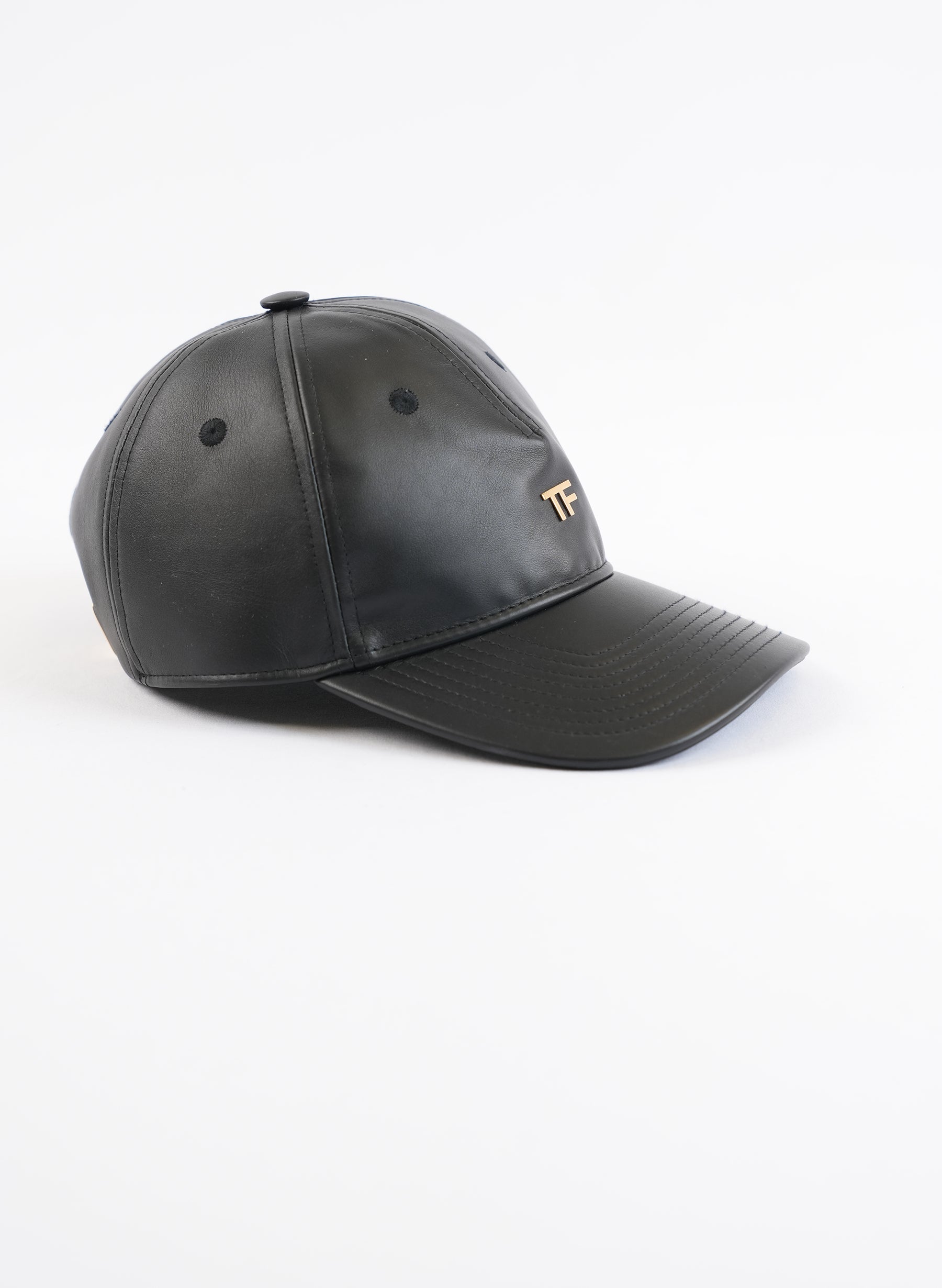 Tom Ford Calf Leather TF Baseball Cap