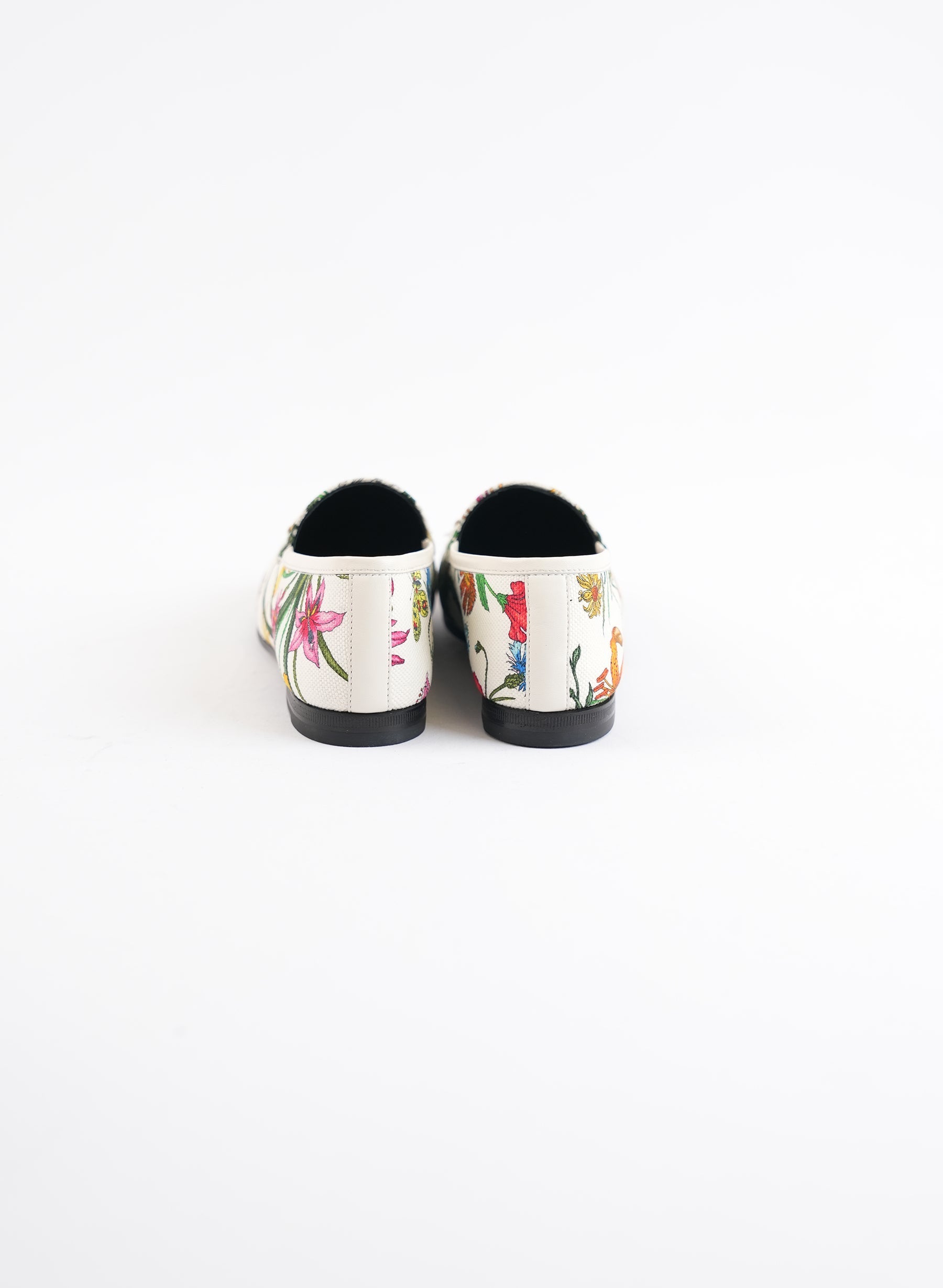 Gucci Canvas Floral Loafers
