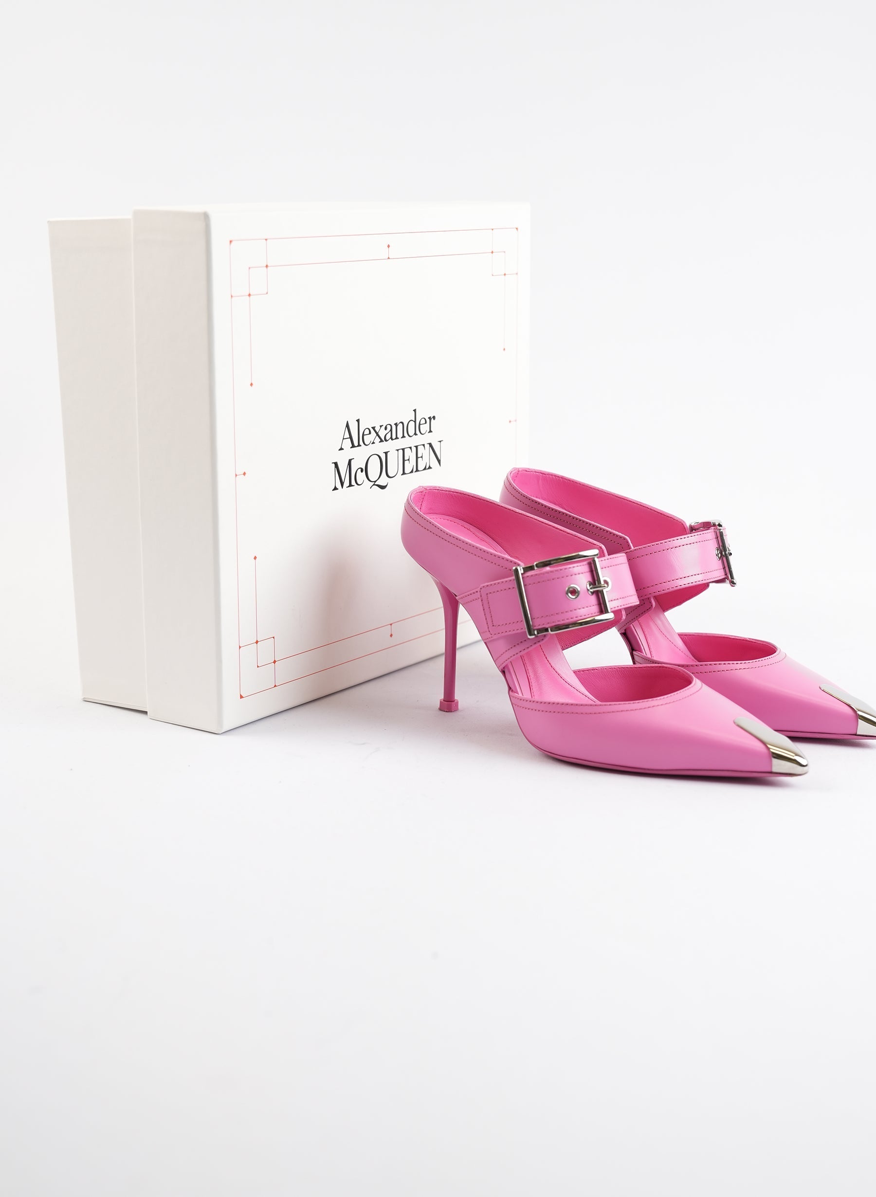 Alexander McQueen Punk Buckle Heels