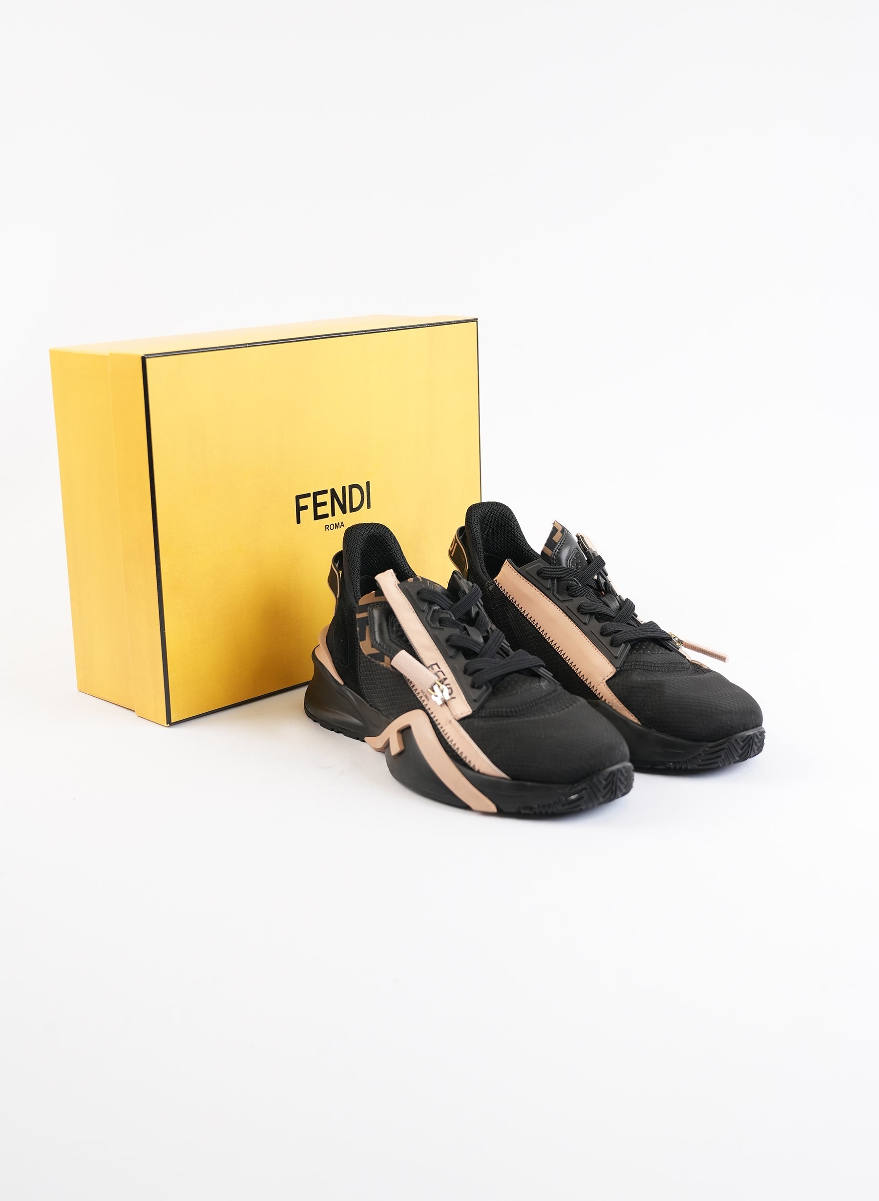 Fendi Bicolor Flow Low Sneaker
