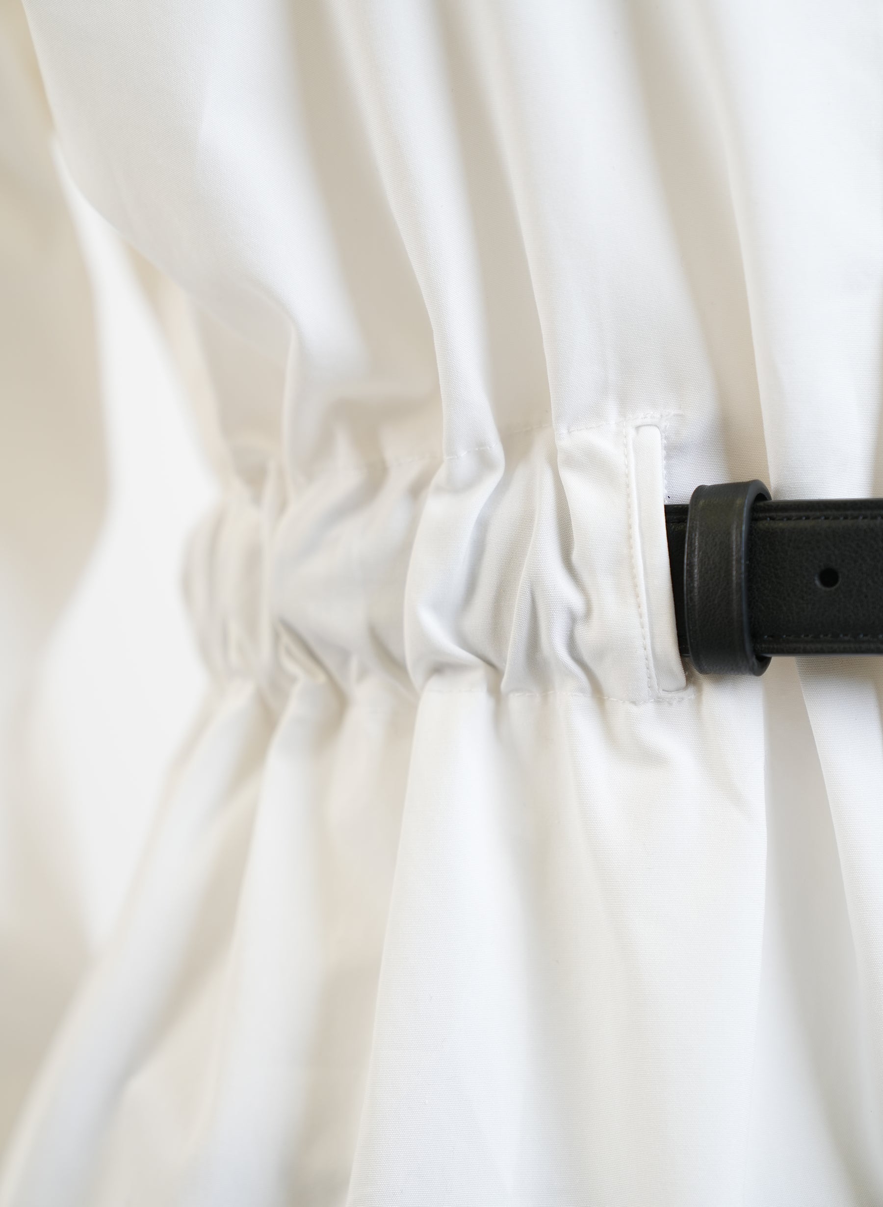 Alexander Wang Leather Belted Button Up