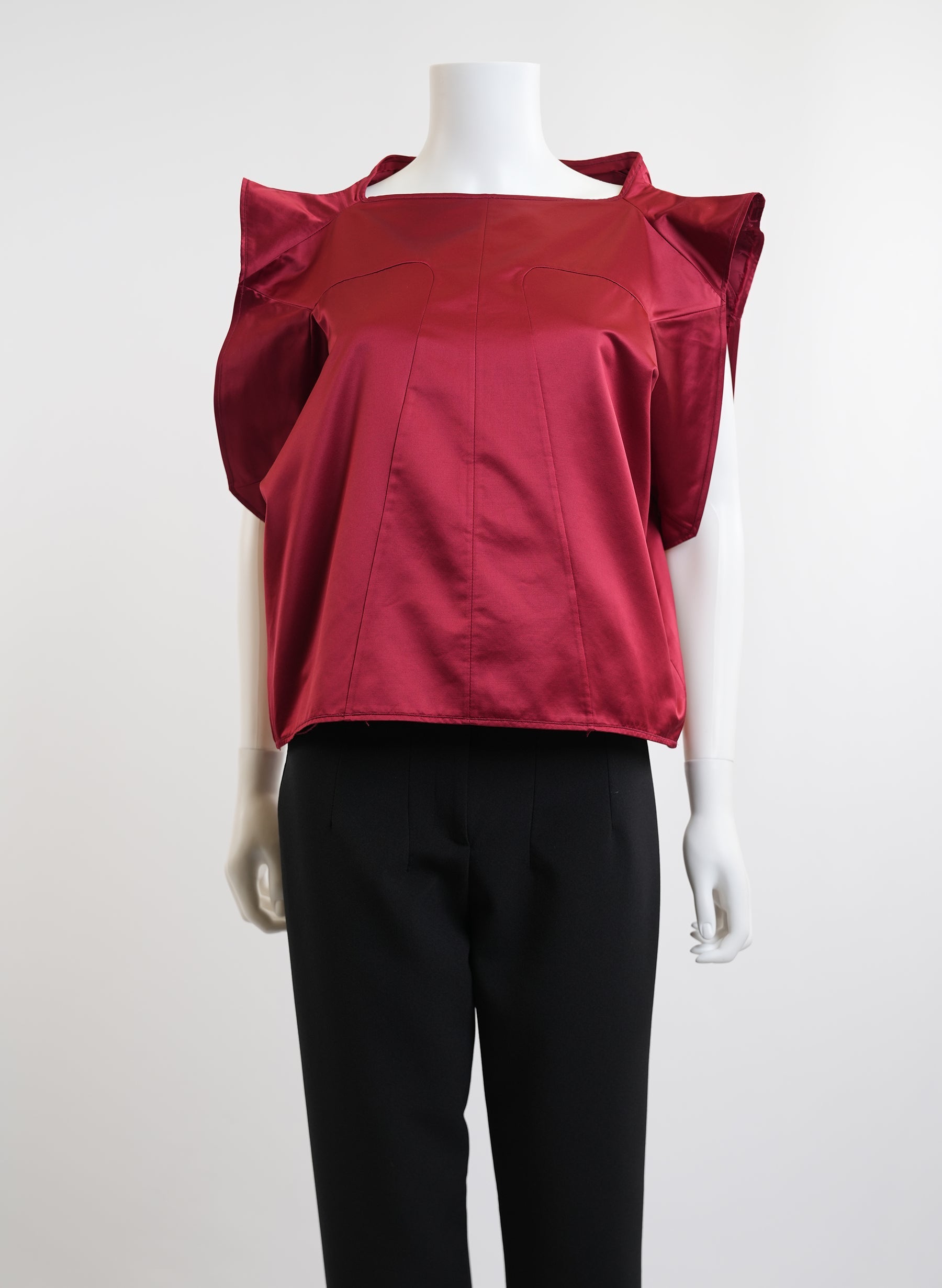 Yves Saint Laurent Red Blouse