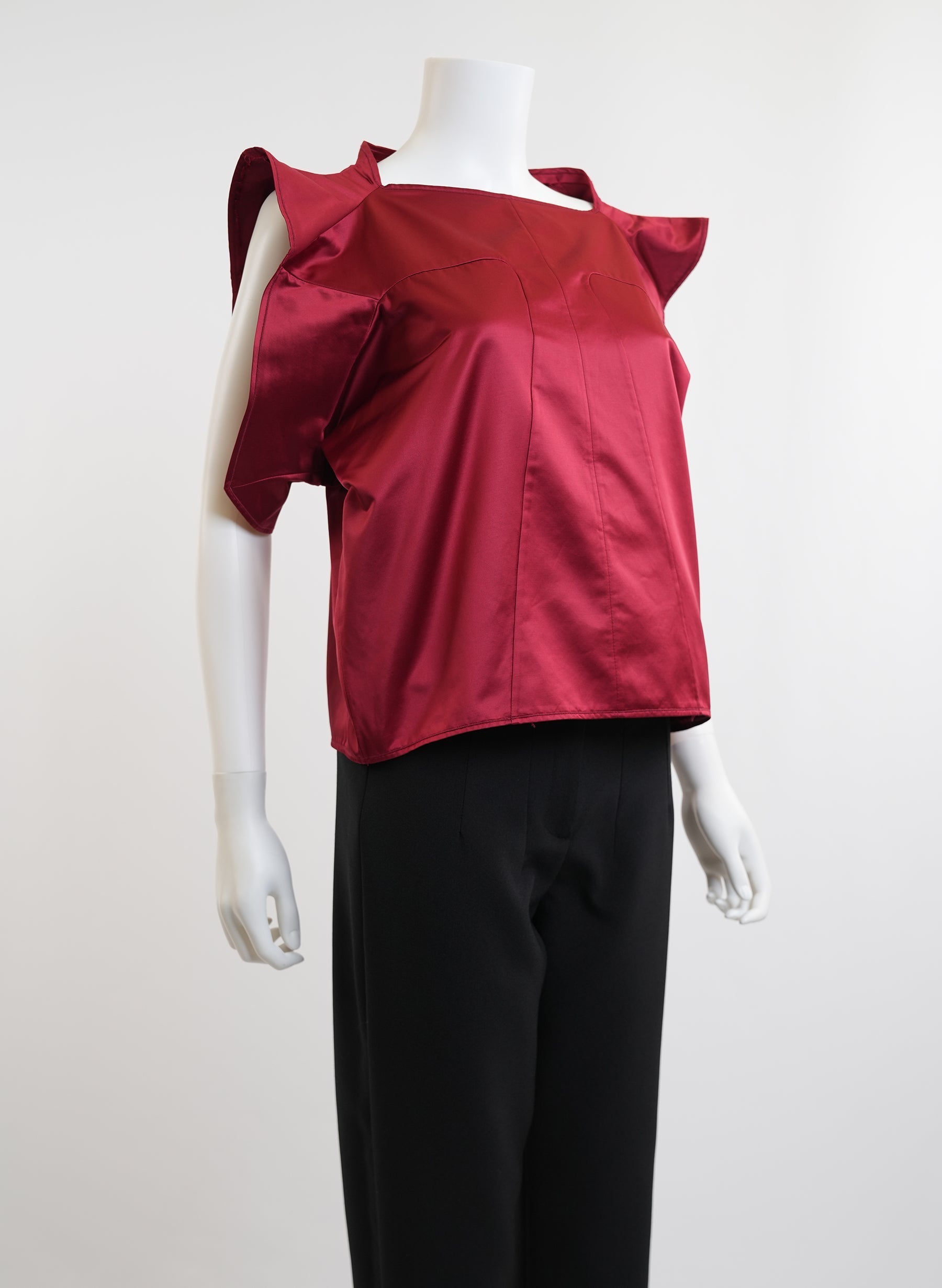 Yves Saint Laurent Red Blouse