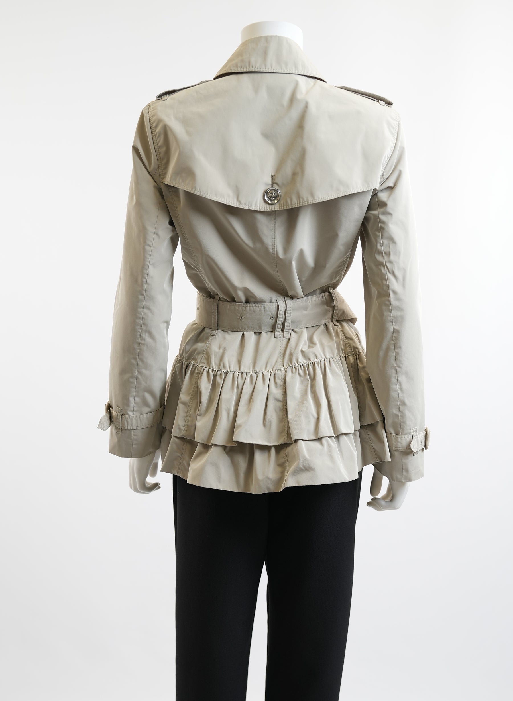Burberry Peplum Trench Coat