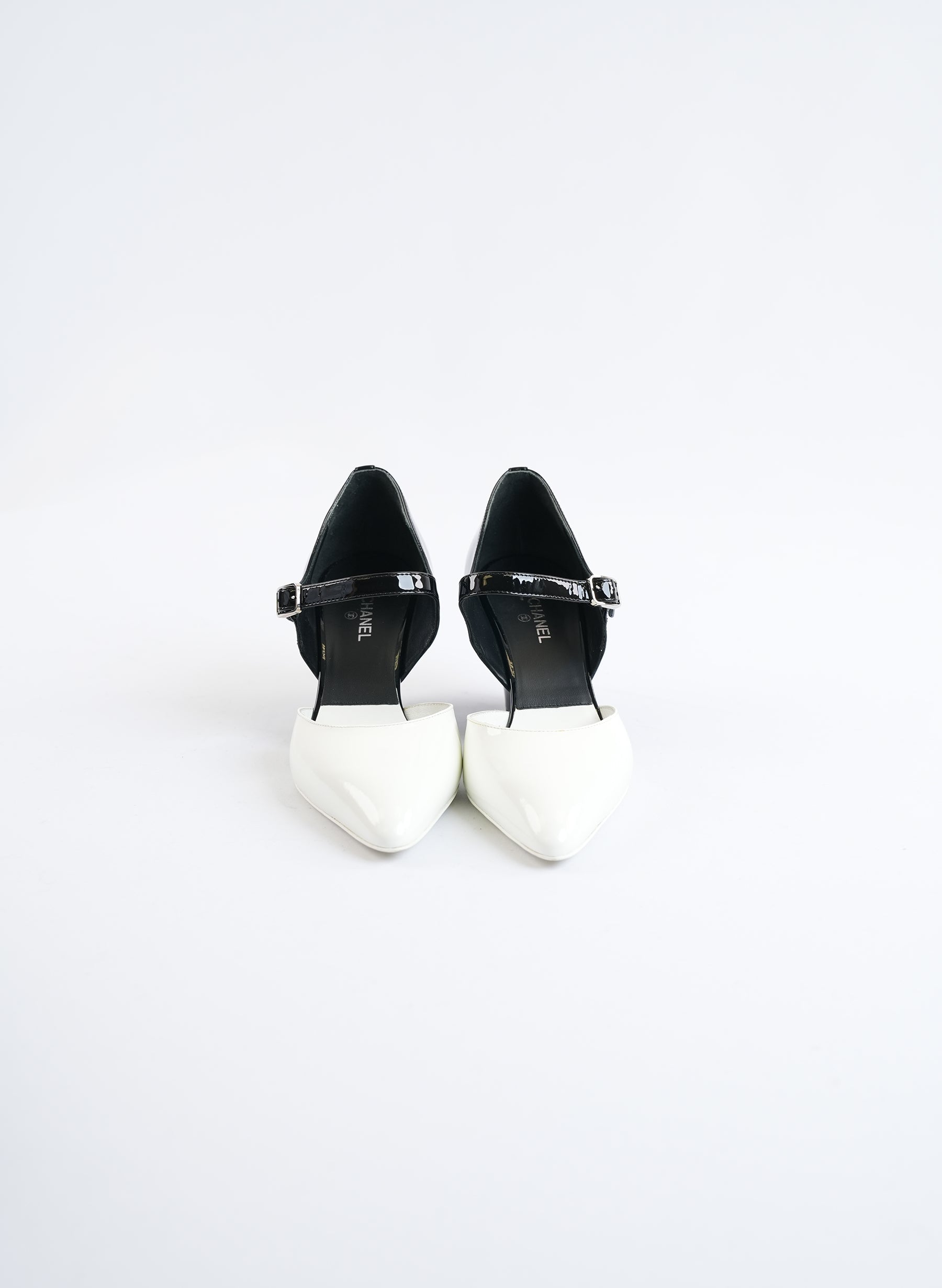 Chanel Mary Janes Patent Leather Heels