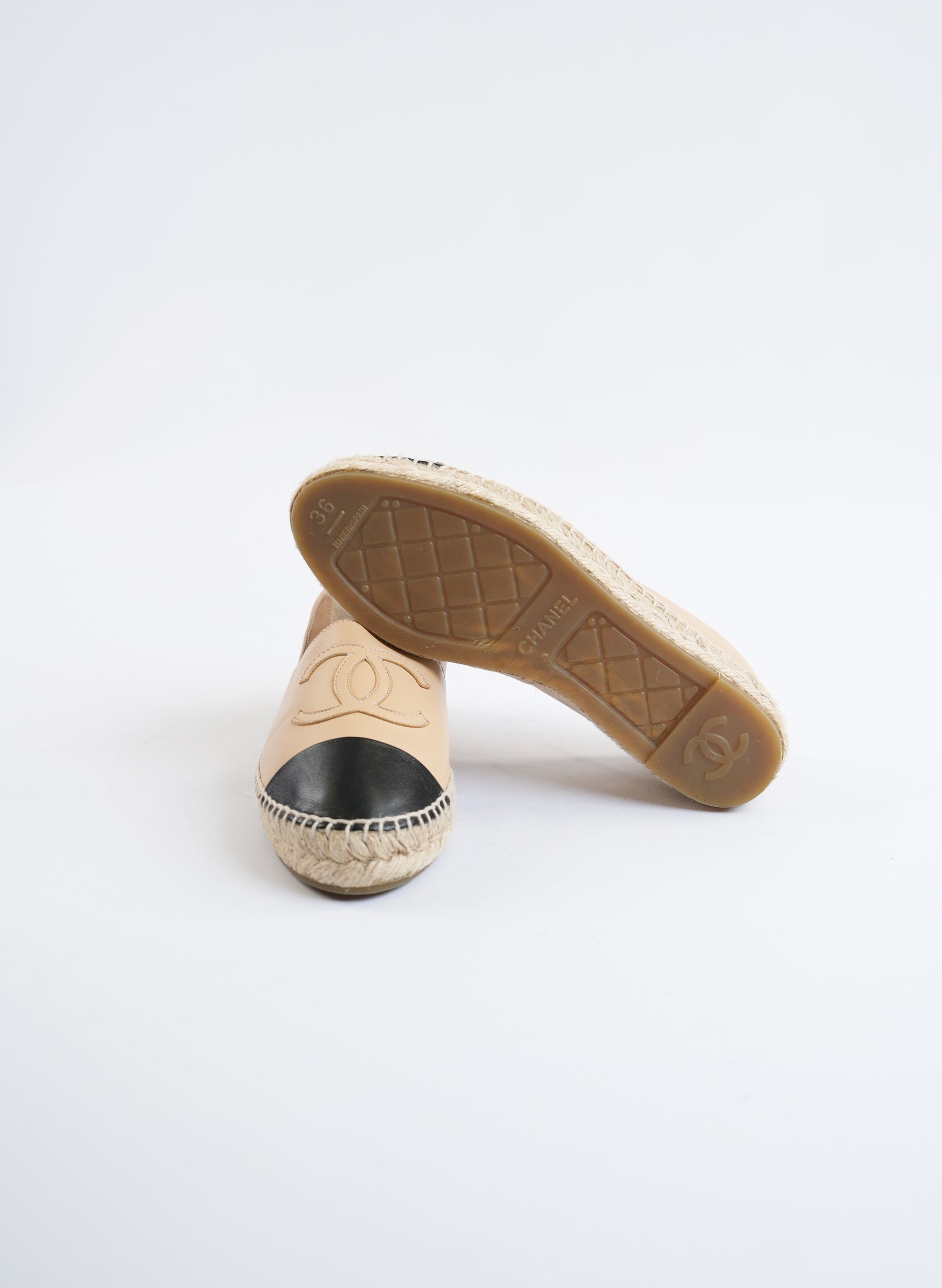 Chanel CC Logo Espadrilles