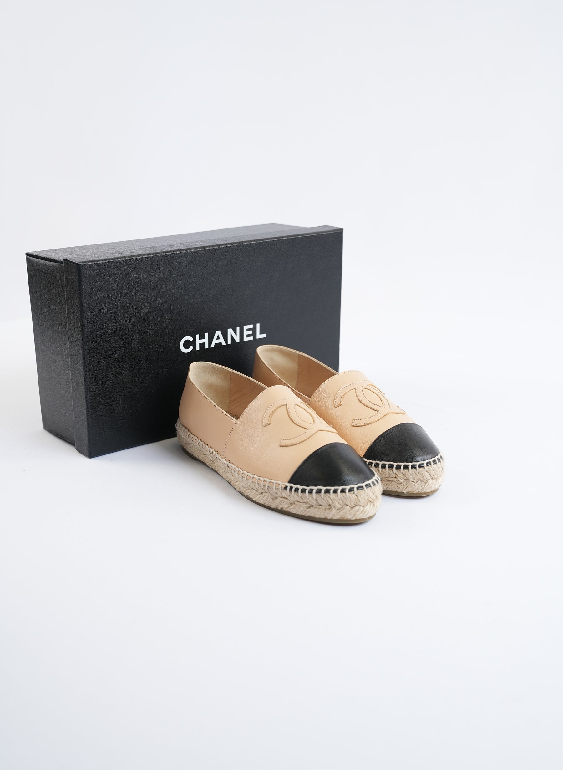 Chanel CC Logo Espadrilles